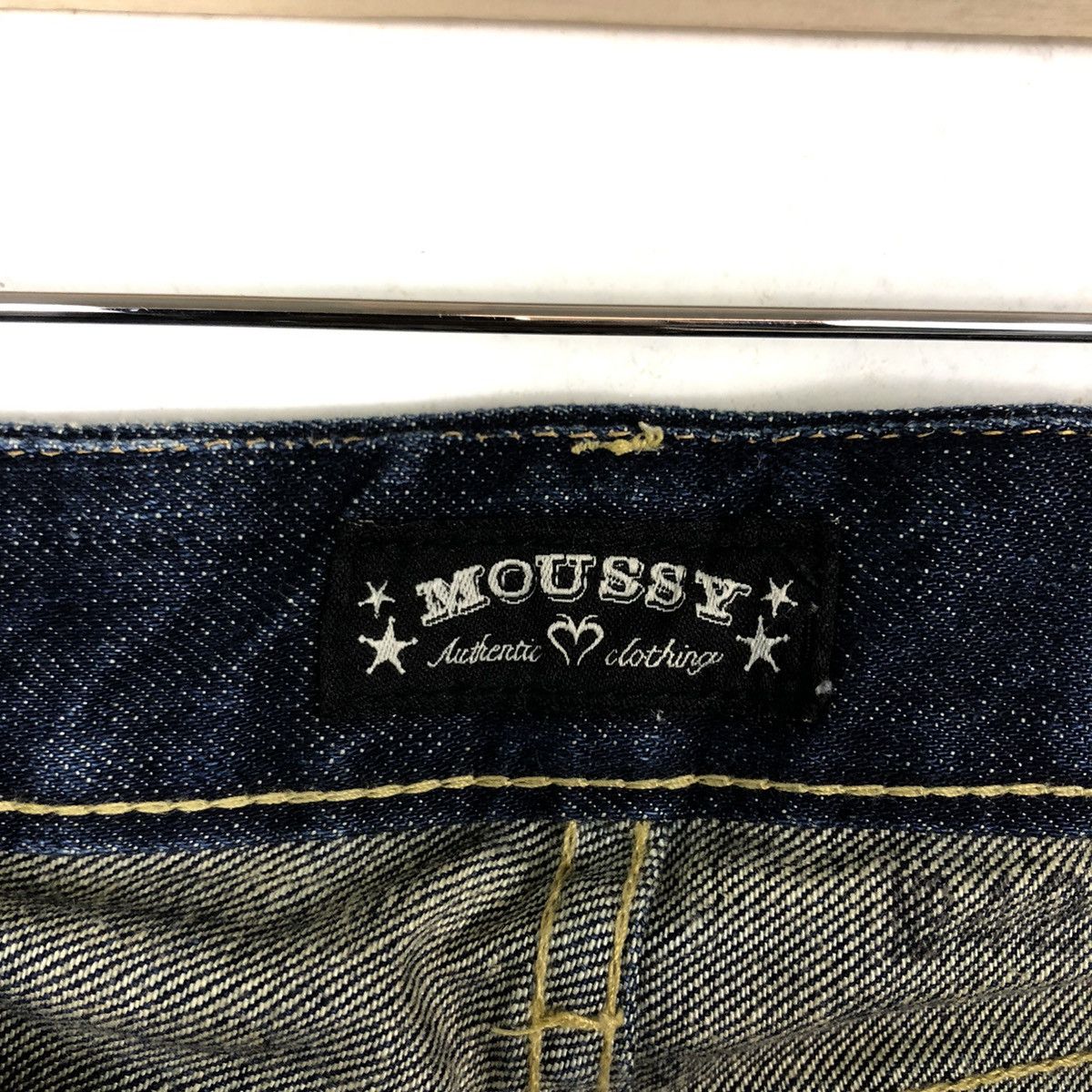 Japanese Brand 🔥90’s VINTAGE BOW CUT DISTRESSED DENIM JEANS MOUSSY JAPAN Size US 30 / EU 46 - 15 Thumbnail