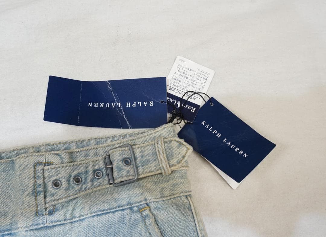 Vintage 00's 新品 Ralph Lauren デニムミニスカート Size US L / EU 52-54 / 3 - 4 Thumbnail