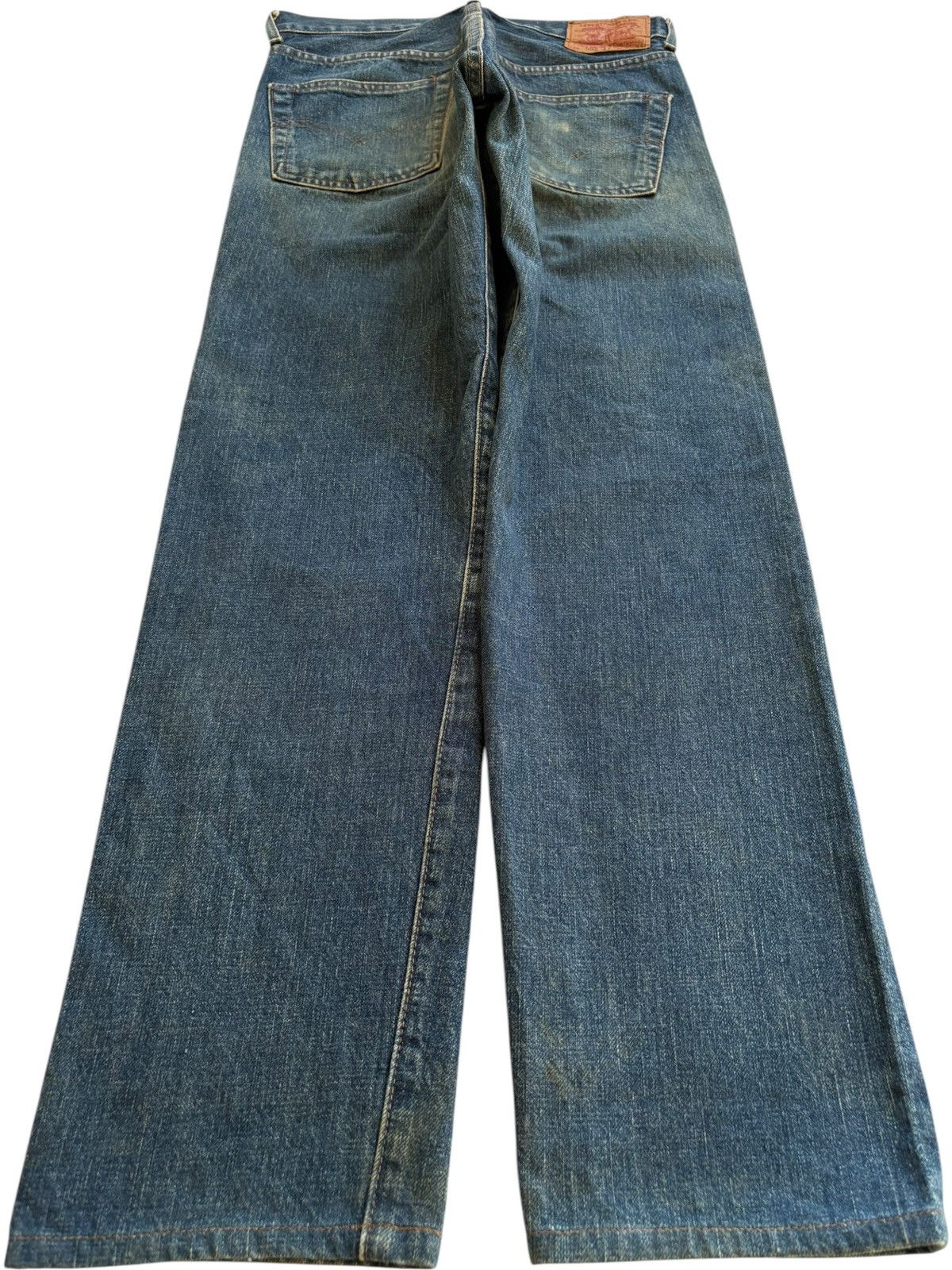 Levi's Vintage 80s Levis 502XX Big E Selvedge Distress Rip Jeans Size US 29 - 3 Thumbnail