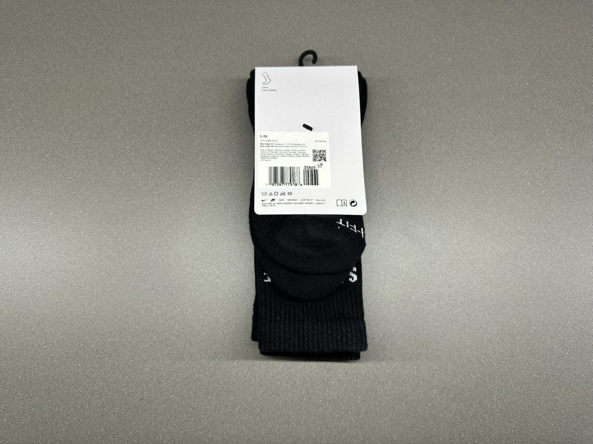 Jordan Brand × Supreme Supreme Jordan Crew Socks Black Size ONE SIZE - 6 Thumbnail