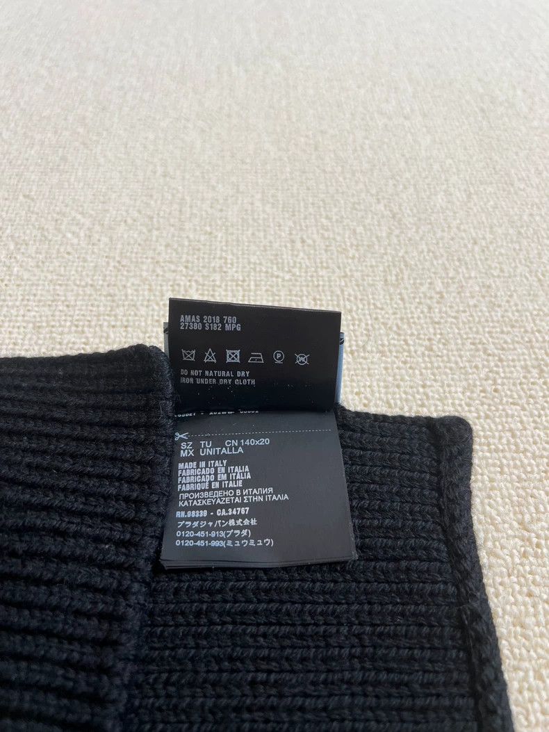 Prada Prada Wool knitted bib scarf 2501-Nextarrow Size ONE SIZE - 6 Thumbnail