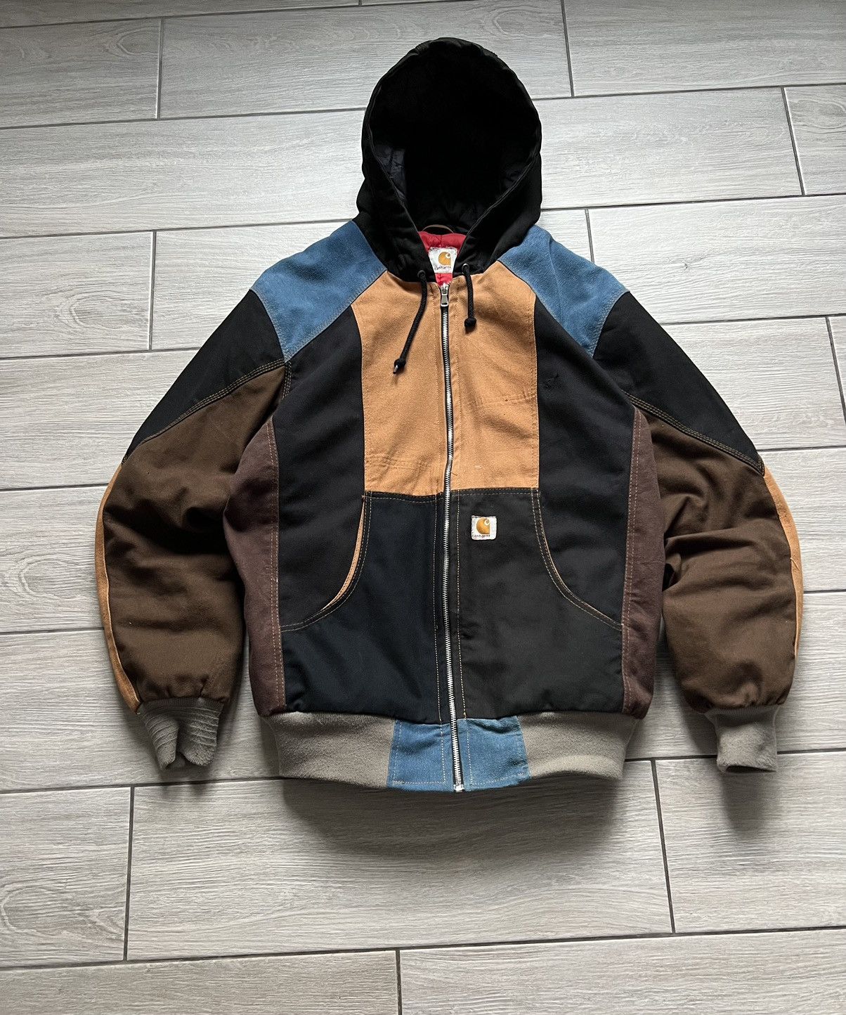 Carhartt × Vintage Men’s Vintage Rare Carhartt Bomber Jacket Distressed Size US L / EU 52-54 / 3 - 4 Thumbnail