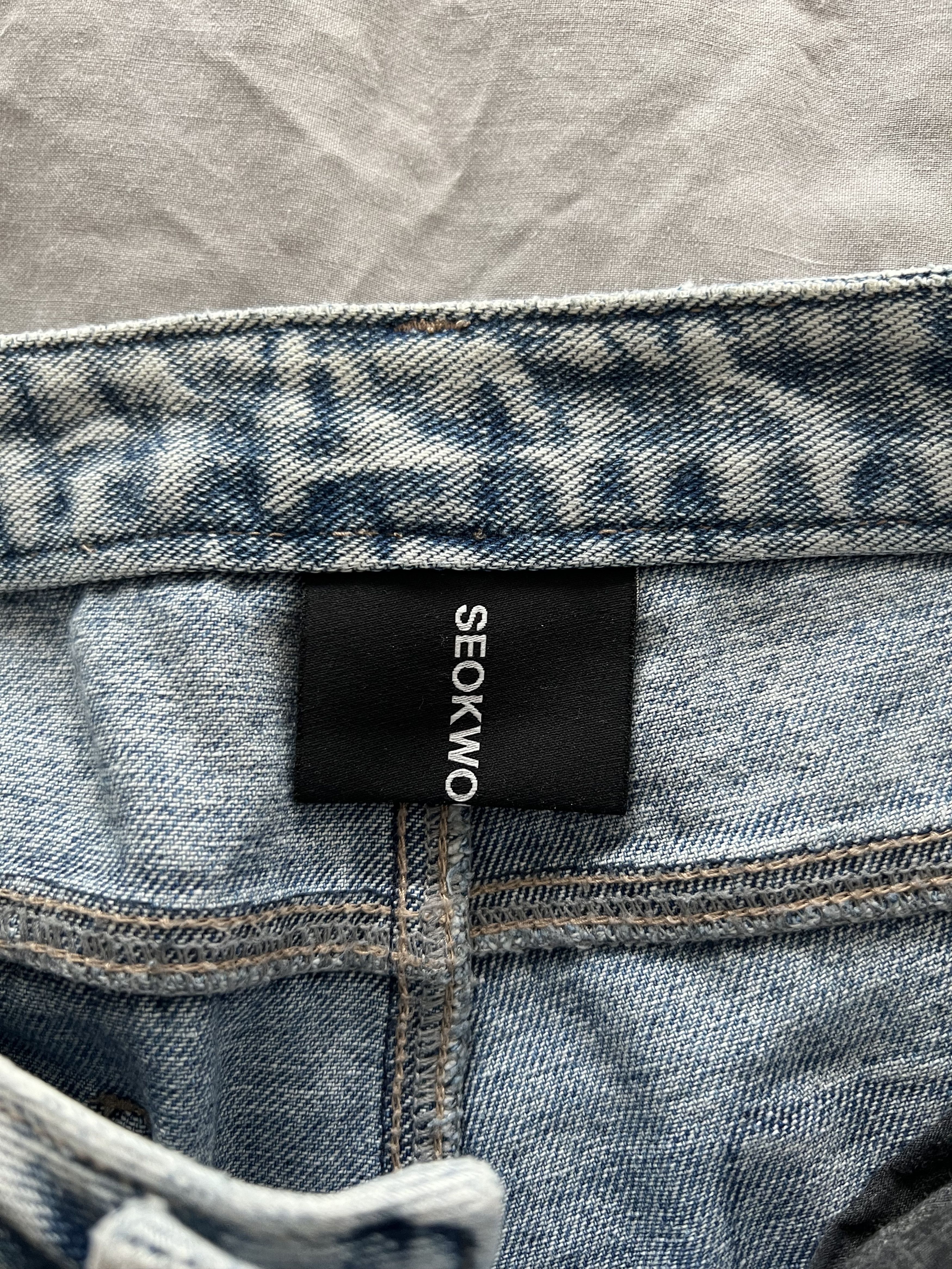 Other SEOKWOON YOON DENIM WIDE RELAXED JEANS Size US 32 / EU 48 - 6 Thumbnail