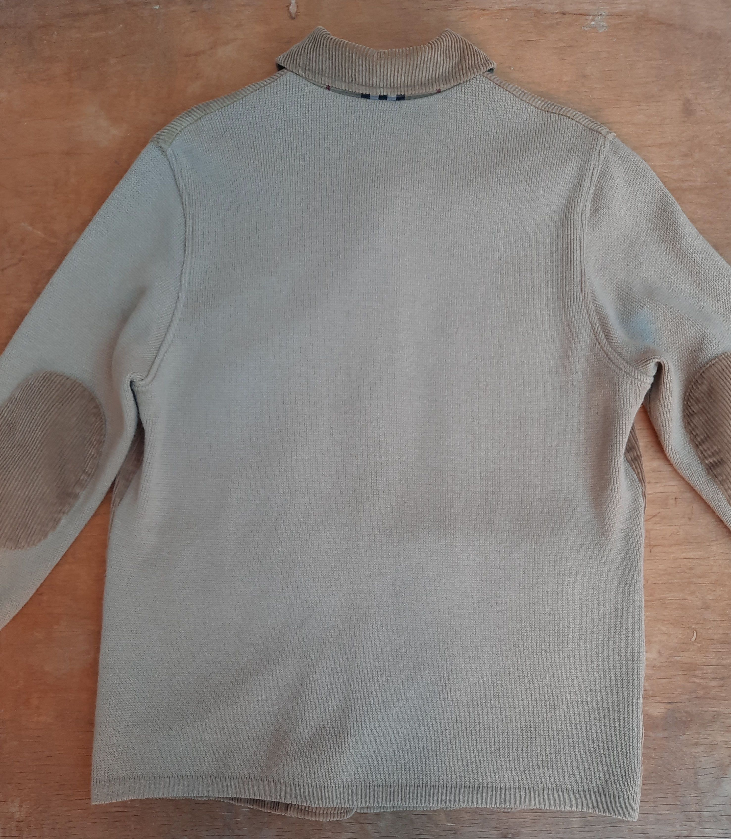 Burberry Vintage Hybrid Corduroy Knit wool Jacket Lining Check Size US L / EU 52-54 / 3 - 9 Thumbnail