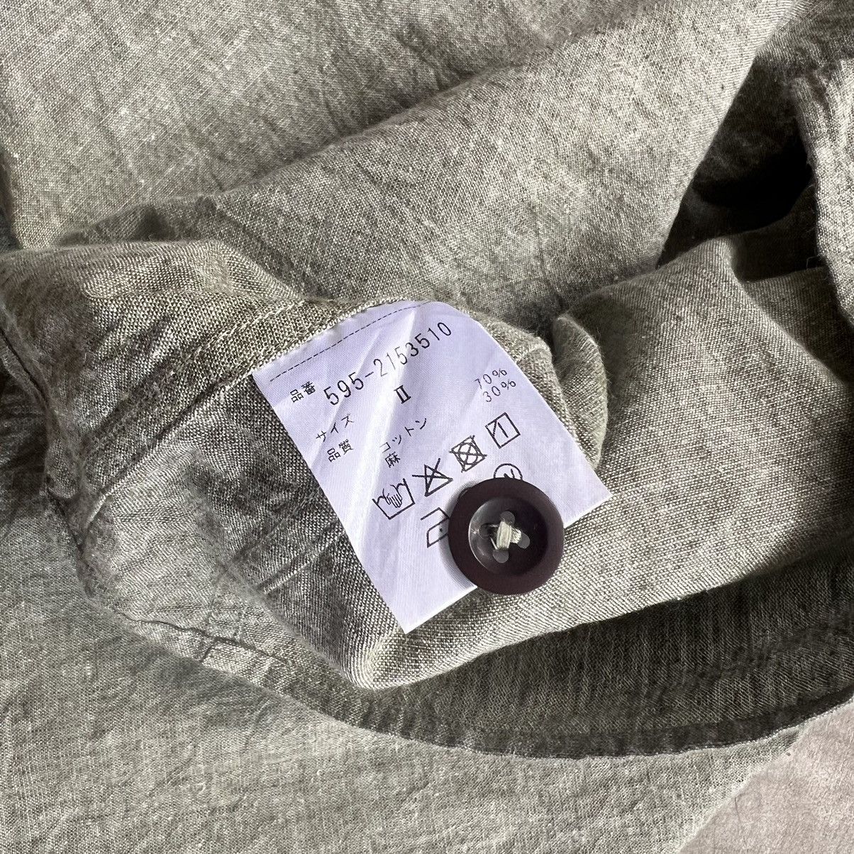 Margaret Howell Margaret Howell Sage Linen Boxy Long Sleeve Shirt Size L / US 10 / IT 46 - 5 Thumbnail