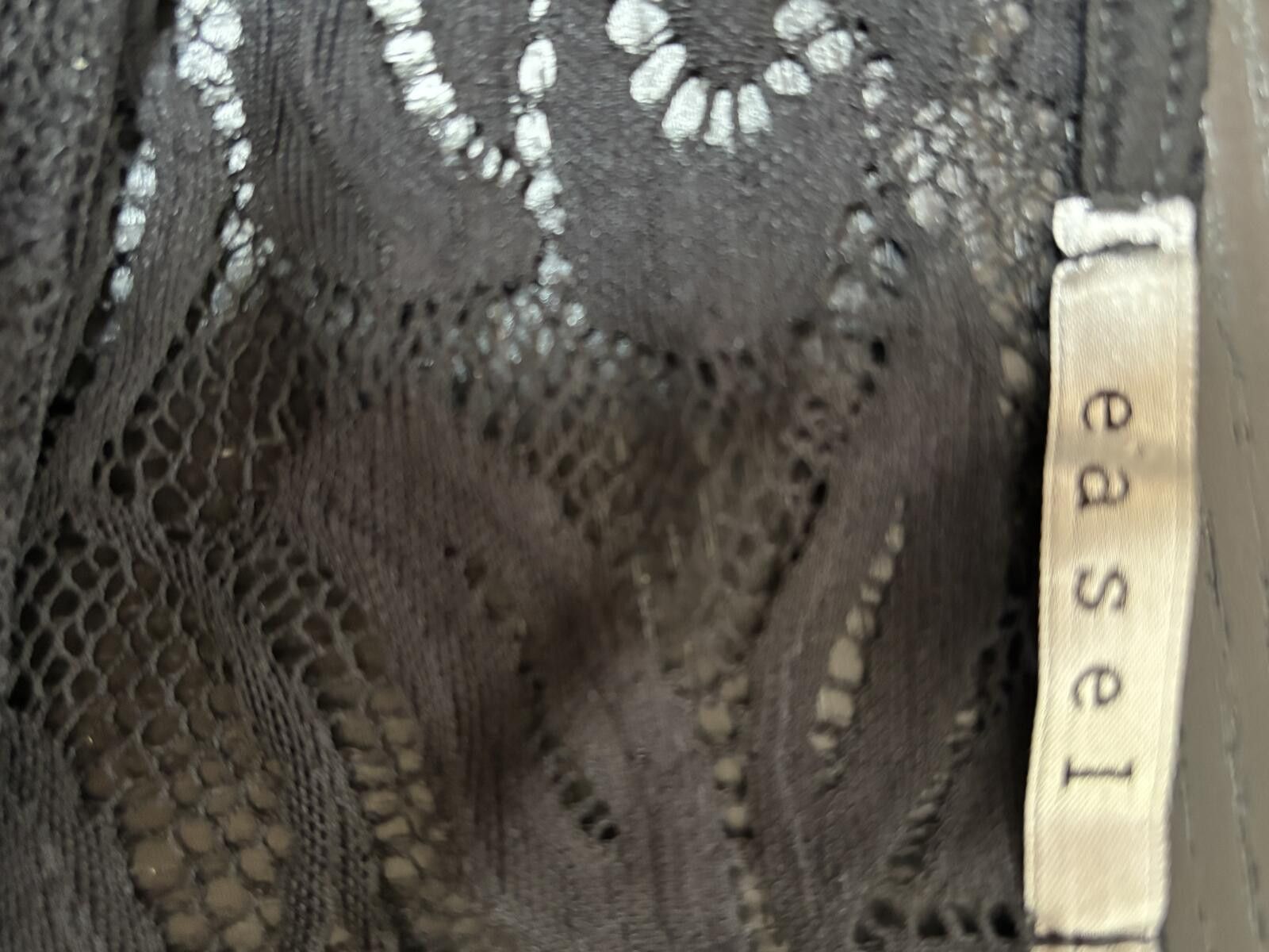 Eastland Easel Black Lace Sleeveless Bodycon Dress Medium. Size M / US 6-8 / IT 42-44 - 6 Thumbnail