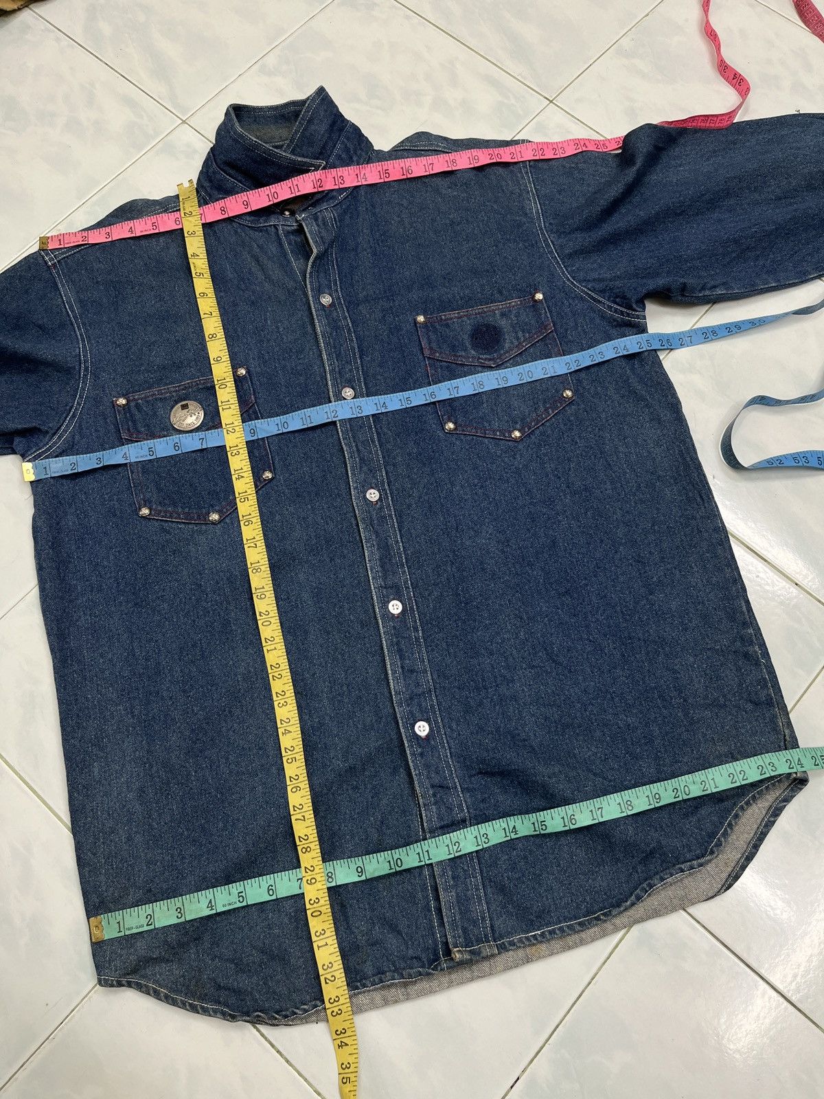 Karl Kani 🔥🔥🔥STEALS VINTAGE KARL KANI DENIM JACKET SHIRTS Size US XL / EU 56 / 4 - 24 Thumbnail