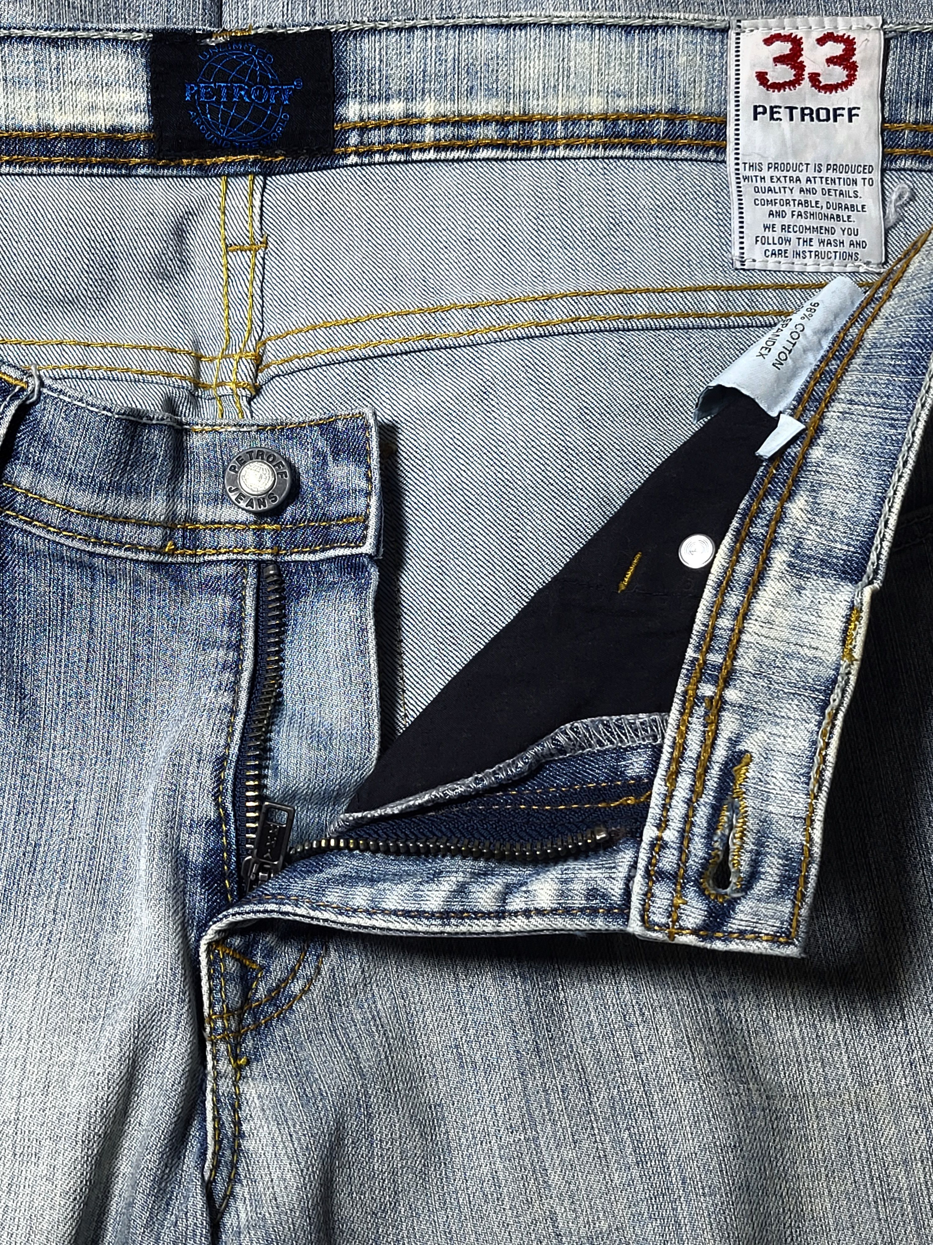 Other Vintage faded Petroff Jeans. Grunge Style Size US 33 - 4 Thumbnail