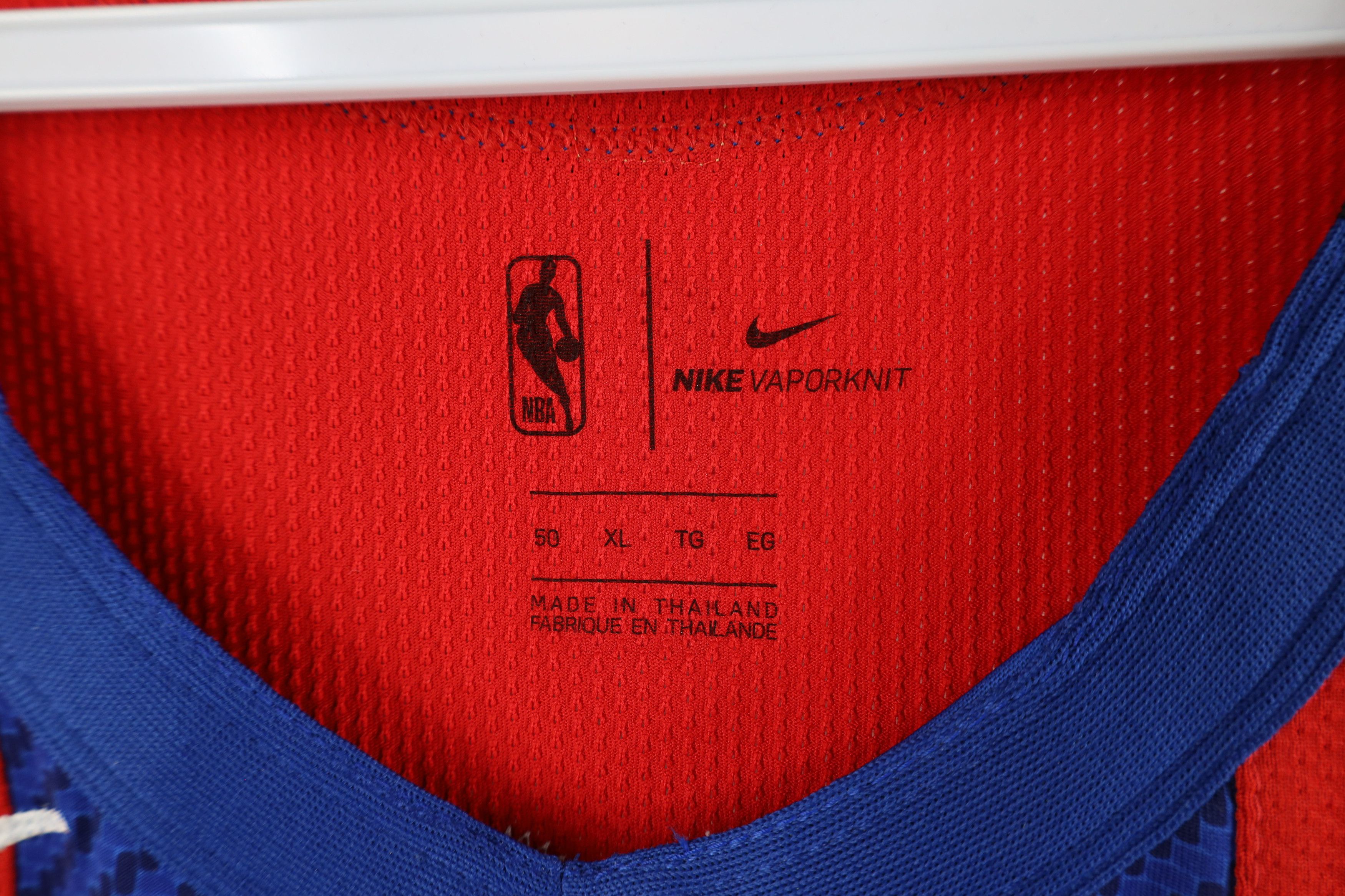 Nike × Vintage Nike Vaporknit NBA John Henson Pistons Basketball Jersey Size US XL / EU 56 / 4 - 8 Thumbnail