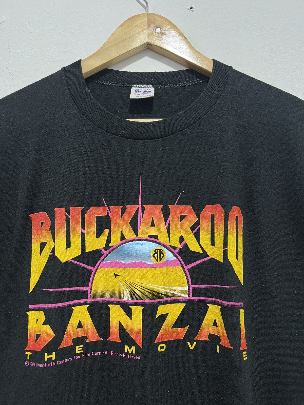 Vintage Vintage 1984’ Buckaroo Banzai The Movie Promo Tshirt Size US L / EU 52-54 / 3 - 2 Thumbnail