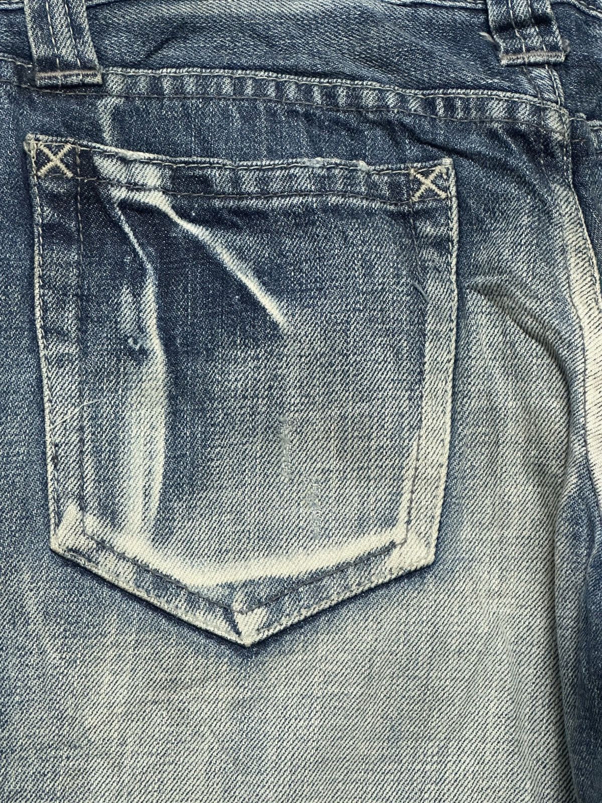 Vintage Vintage Varosh Bell-Bottom Flare Distressed Ripped Faded 💥 Size US 30 / EU 46 - 9 Thumbnail
