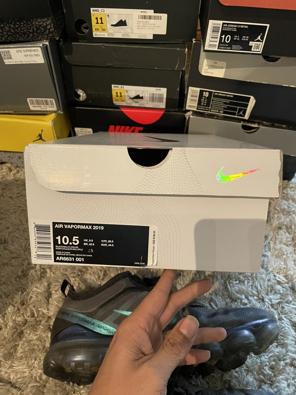 Nike Nike Air Max Vapor Max 2019 Size US 10.5 / EU 43-44 - 11 Thumbnail