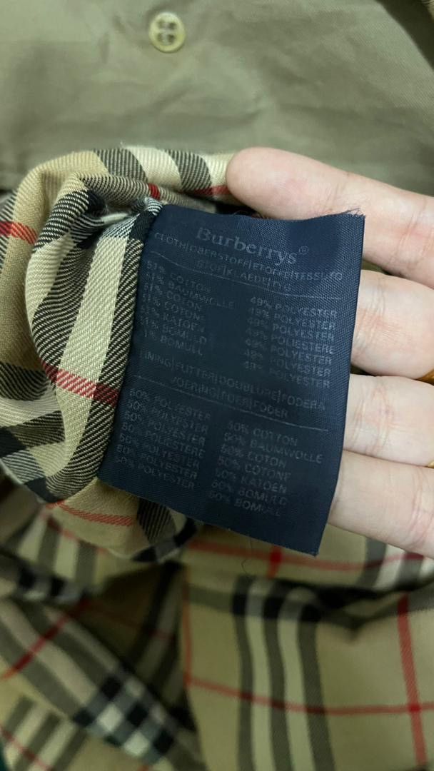 Burberry Vintage Burberrys Trench Coat Made In England Nova Check Size US M / EU 48-50 / 2 - 7 Thumbnail