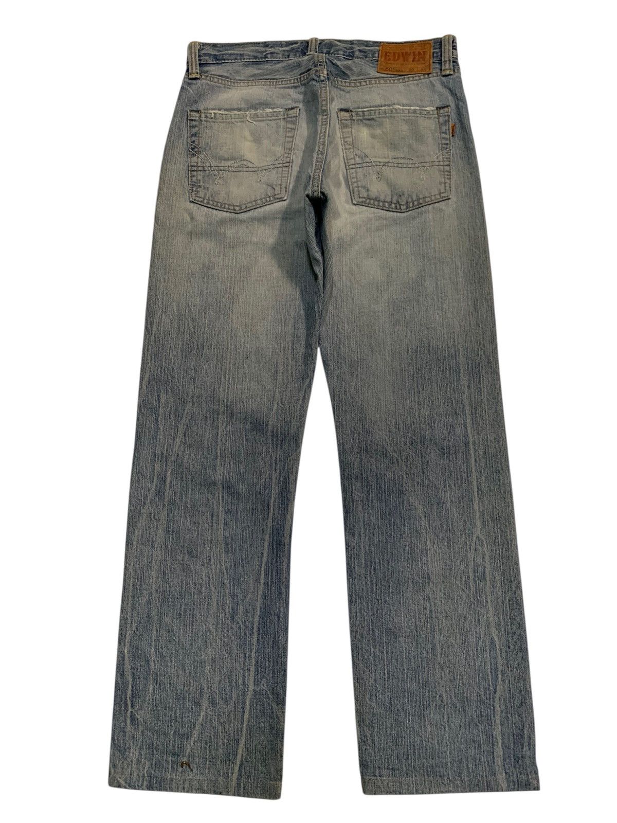 Edwin VINTAGE EDWIN 505BXX SELVEDGE FADED&RUSTY DISTRESSED DENIM Size US 30 / EU 46 - 2 Thumbnail