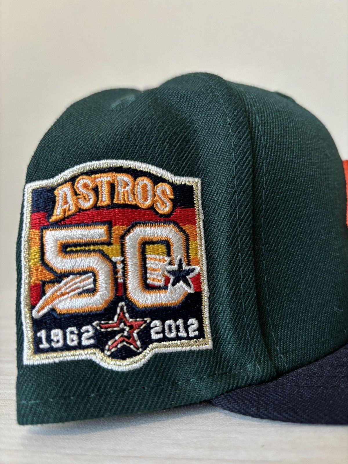 Topperz Houston Astros Size 7 1/2 Fitted Topperz Size ONE SIZE - 4 Thumbnail