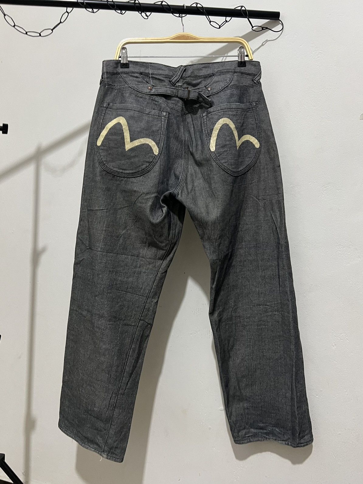 Evisu vintage EVISU YAMANE Buckle Back Selvedge baggy Denim Jeans Size US 32 / EU 48 - 1 Thumbnail