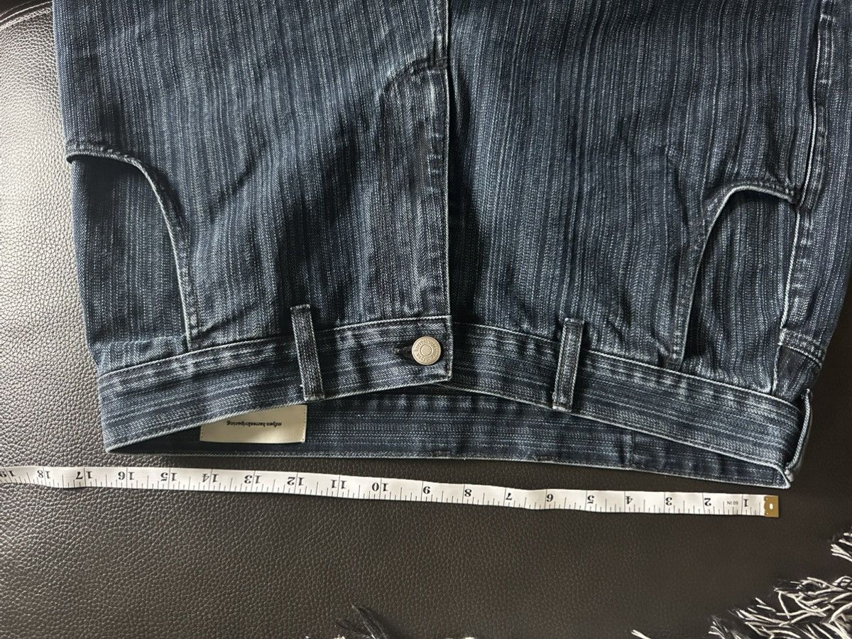 Mfpen NWT MFPEN STRAIGHT CUT JEANS - BLUE STRIPE Size US 34 / EU 50 - 8 Thumbnail