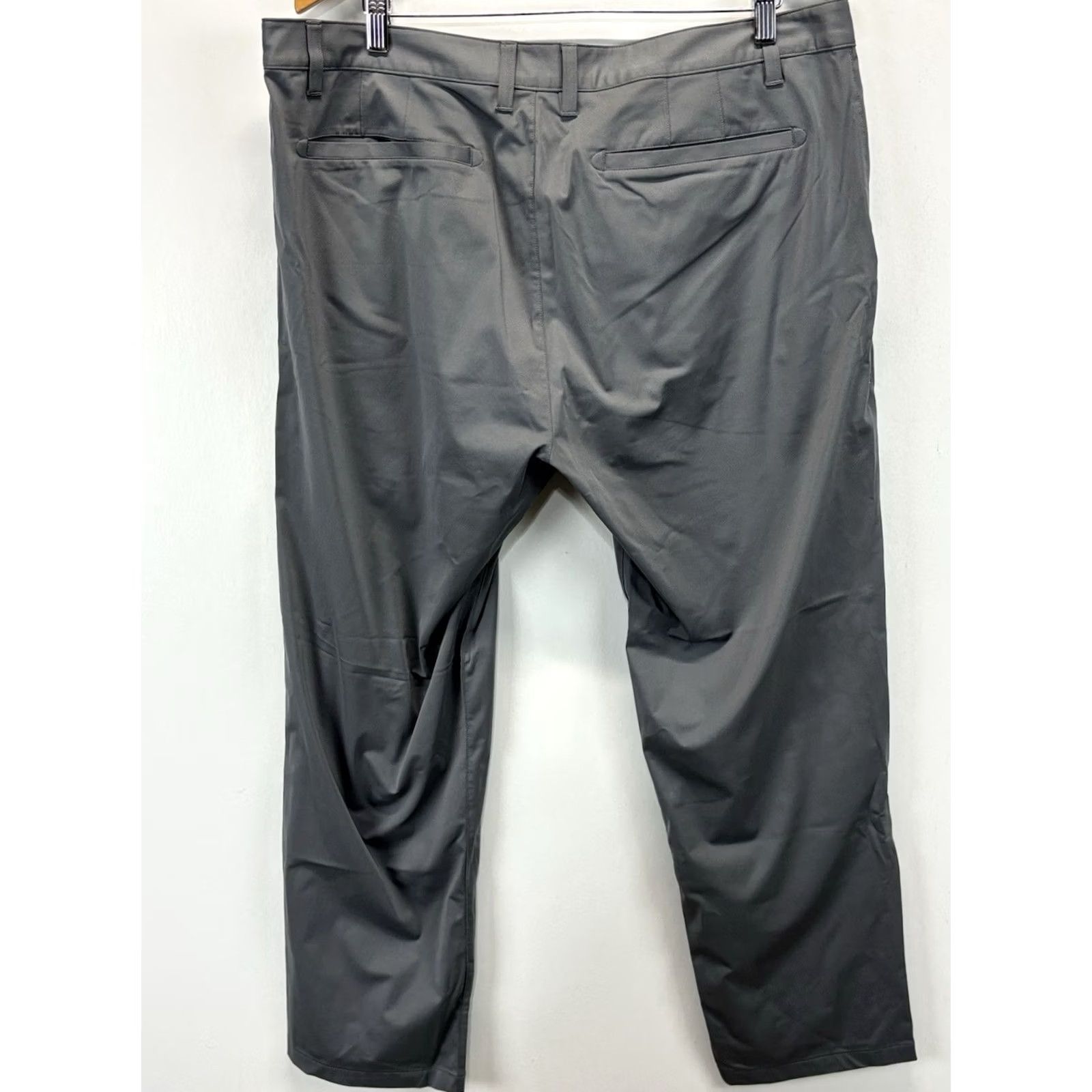 Rhone Rhone Commuter Pants Men 38x29 Gray Stretch Performance City Chino Mens Size US 38 / EU 54 - 3 Thumbnail