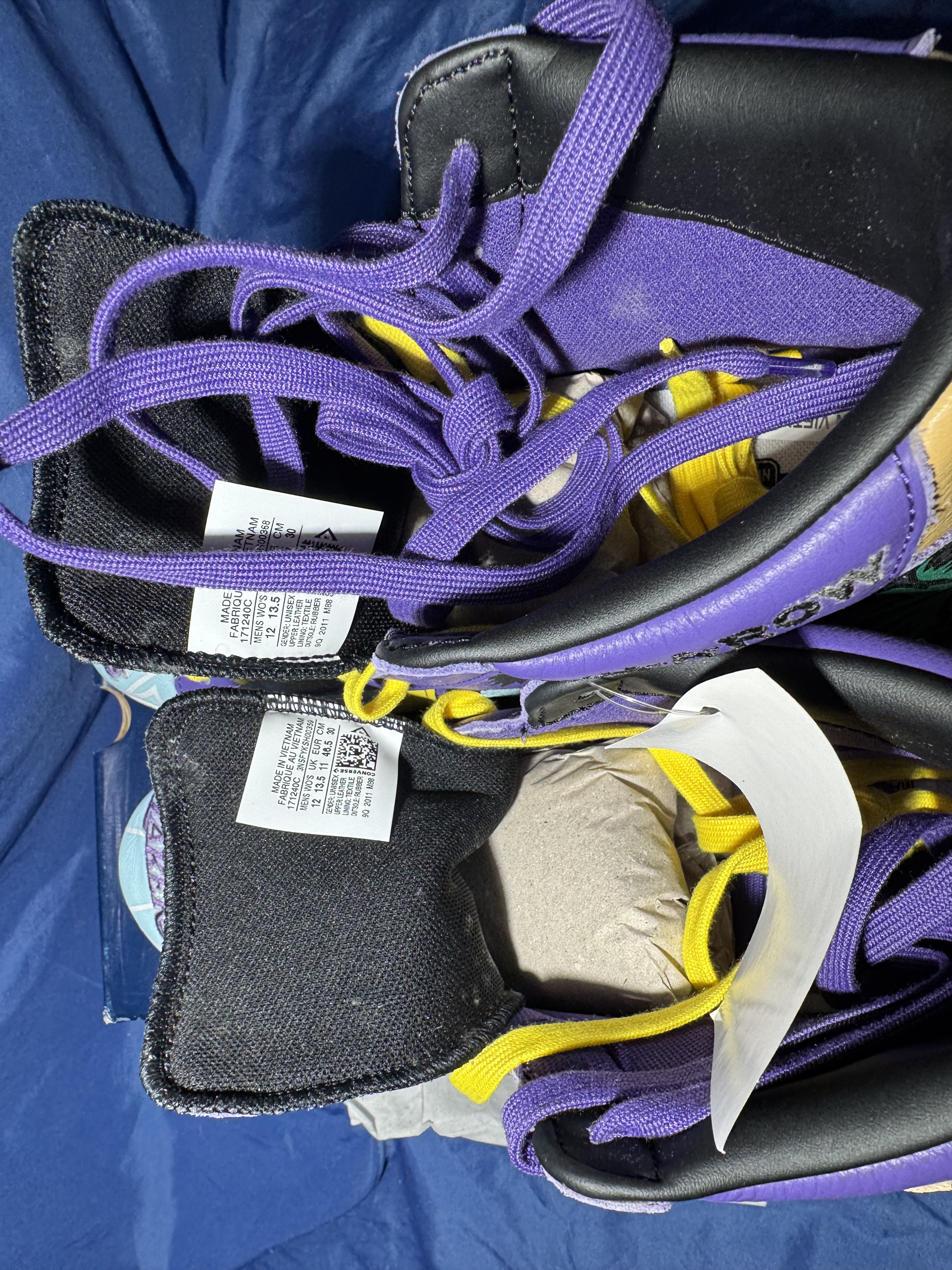 Market Converse × Jeff Hamilton × Market Lakers leather size 12 Size US 12 / EU 45 - 2 Thumbnail