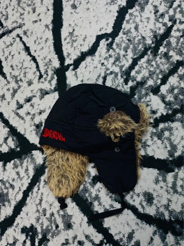 Fjallraven Fjallraven winter hat black logo S Size ONE SIZE - 1 Thumbnail