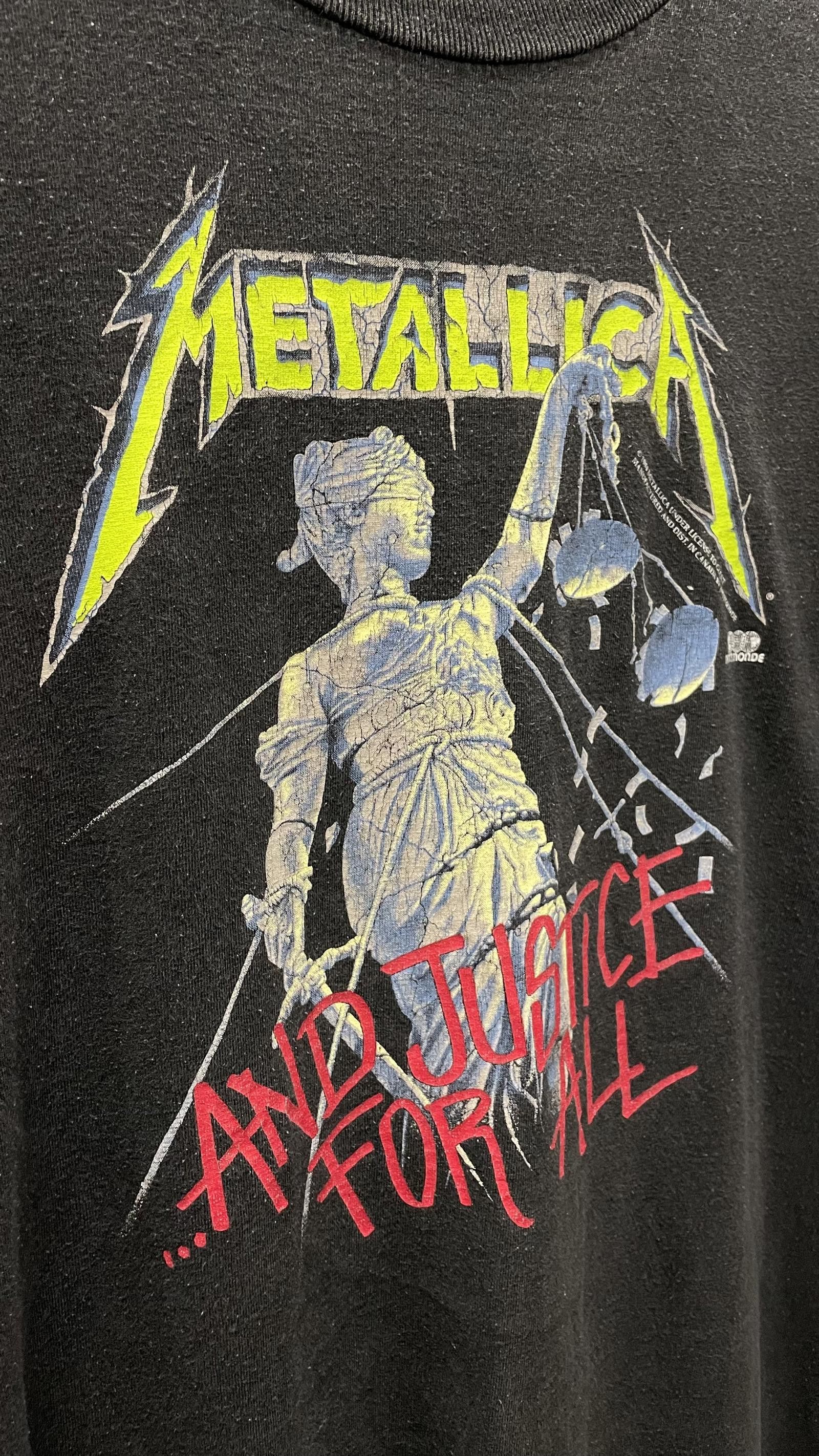 Designer 1994 Metallica Vintage Band T-Shirt Size US L / EU 52-54 / 3 - 3 Thumbnail