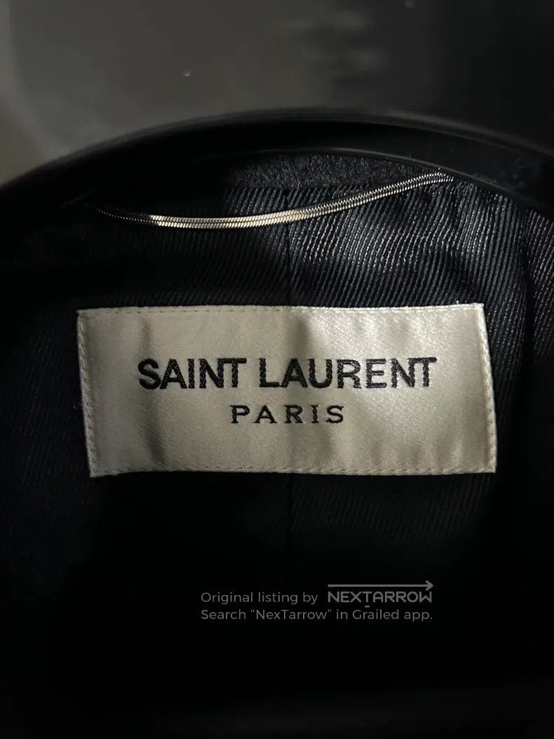 Saint Laurent Paris Saint Laurent Paris Wool and Sheepskin Patchwork Jacket Size US L / EU 52-54 / 3 - 3 Thumbnail