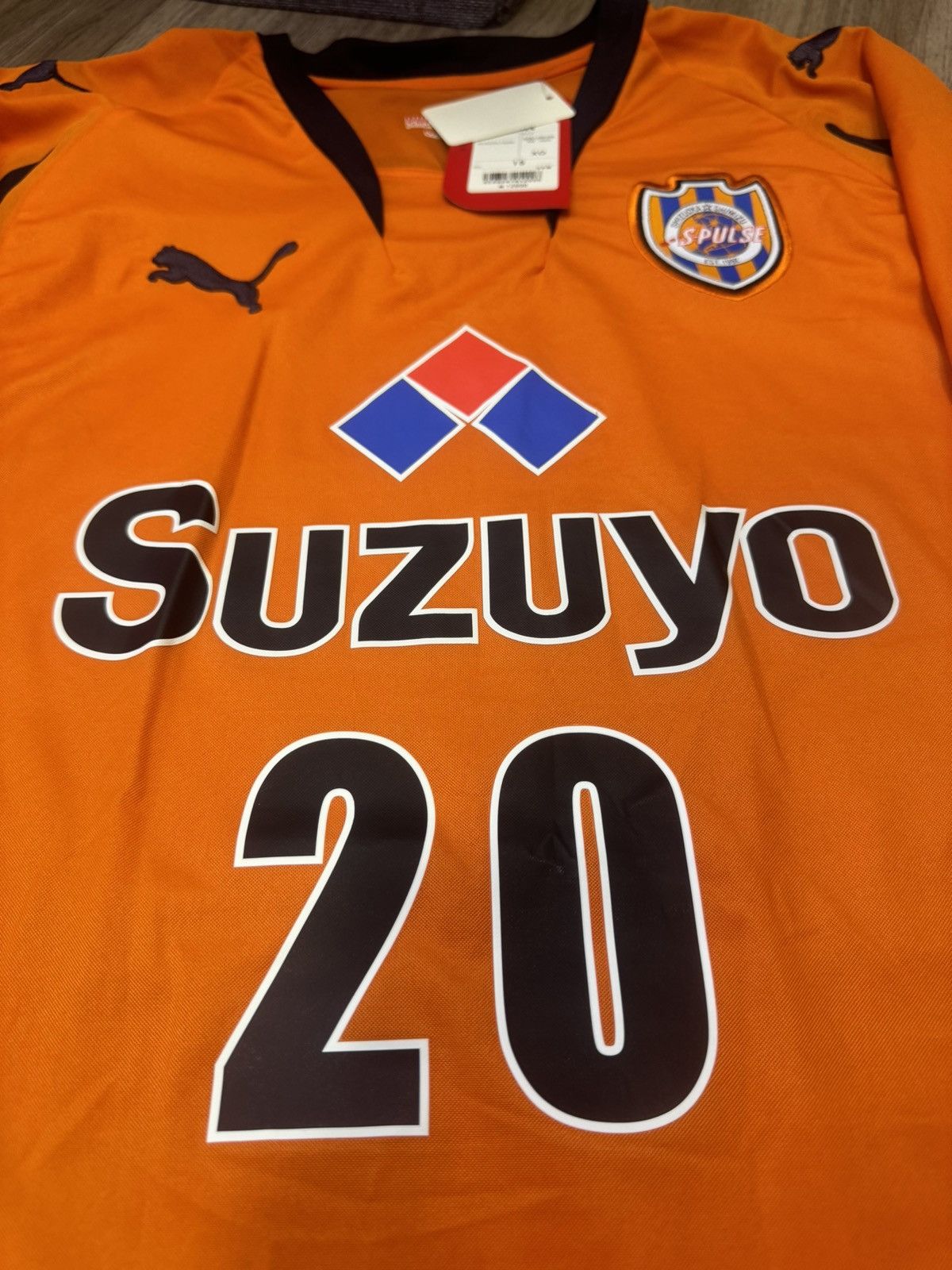Puma S-pulse 2007 home shirt #20 Nishizawa (Bnwt) Size US M / EU 48-50 / 2 - 3 Thumbnail