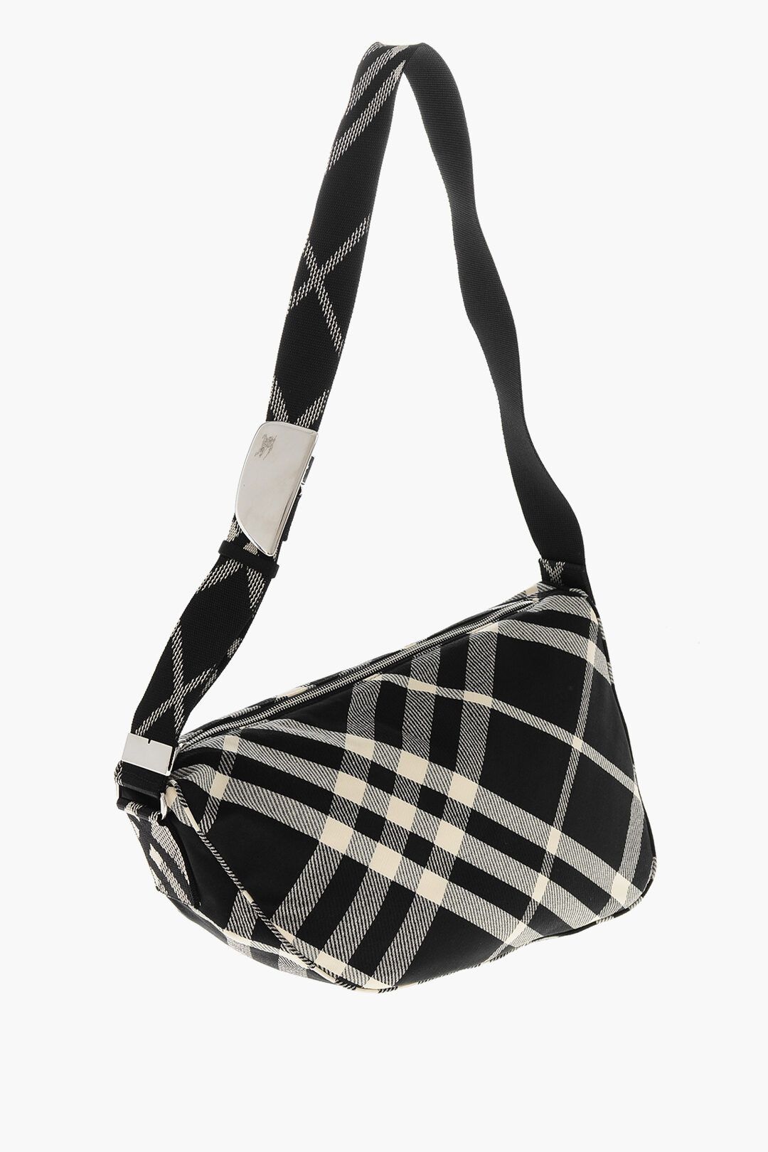 Burberry og1mm1125 Size: OS / Checked Crossbody Bag in Black/White Size ONE SIZE - 2 Thumbnail