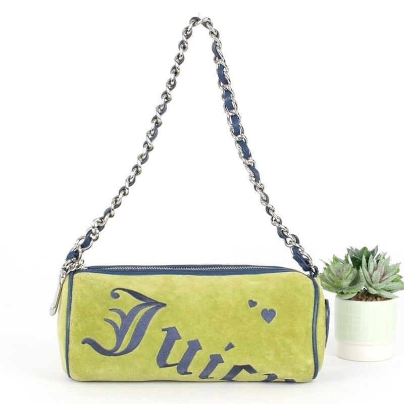 Juicy Couture Juicy Couture Vintage Y2K Green Barrel Bag Size ONE SIZE - 1 Thumbnail