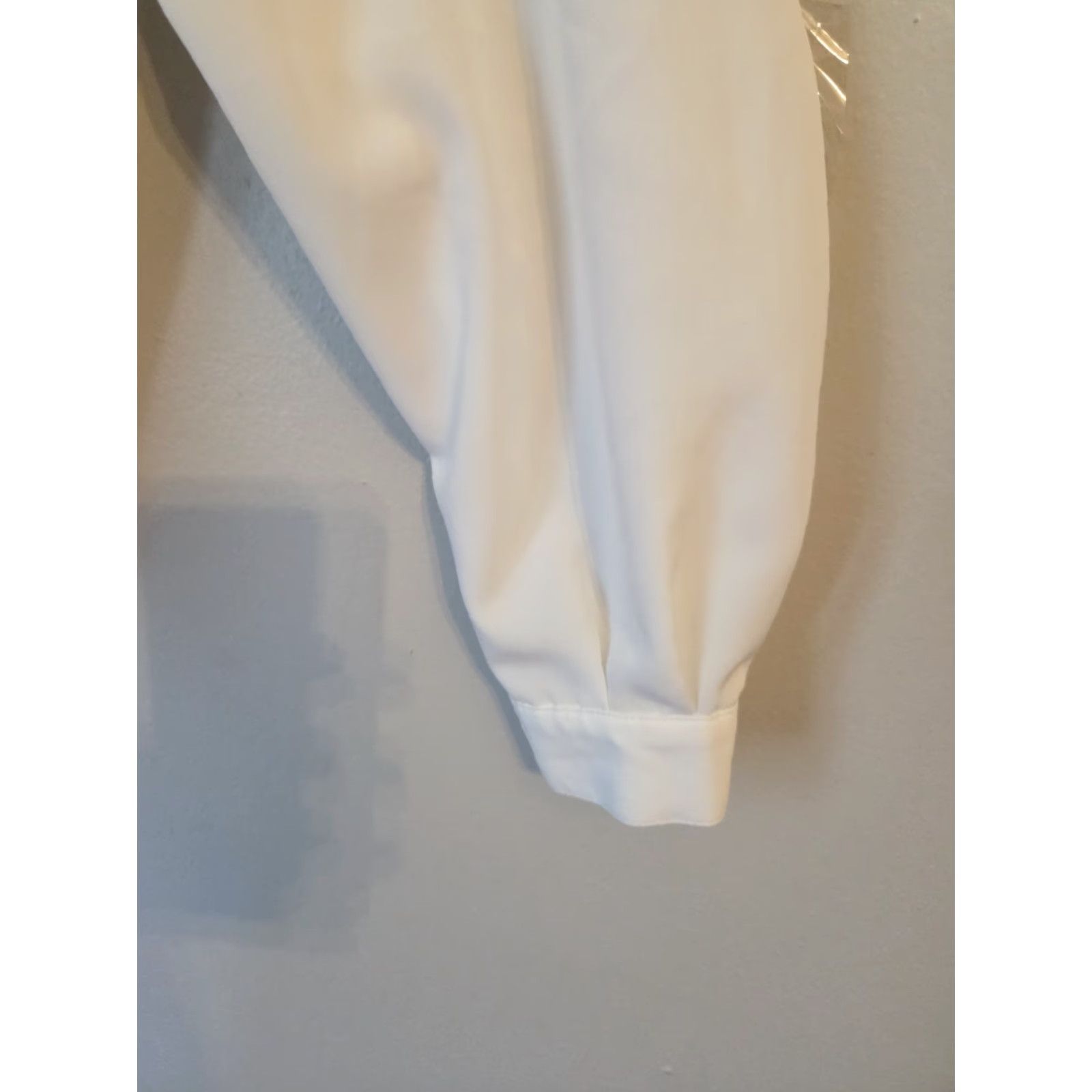Vintage VINTAGE Koret White Embroidered Trim Button Up Top Blouse Shirt Womens Size 12 1980s 90s 80s Polyester Size XL / US 12-14 / IT 48-50 - 5 Thumbnail