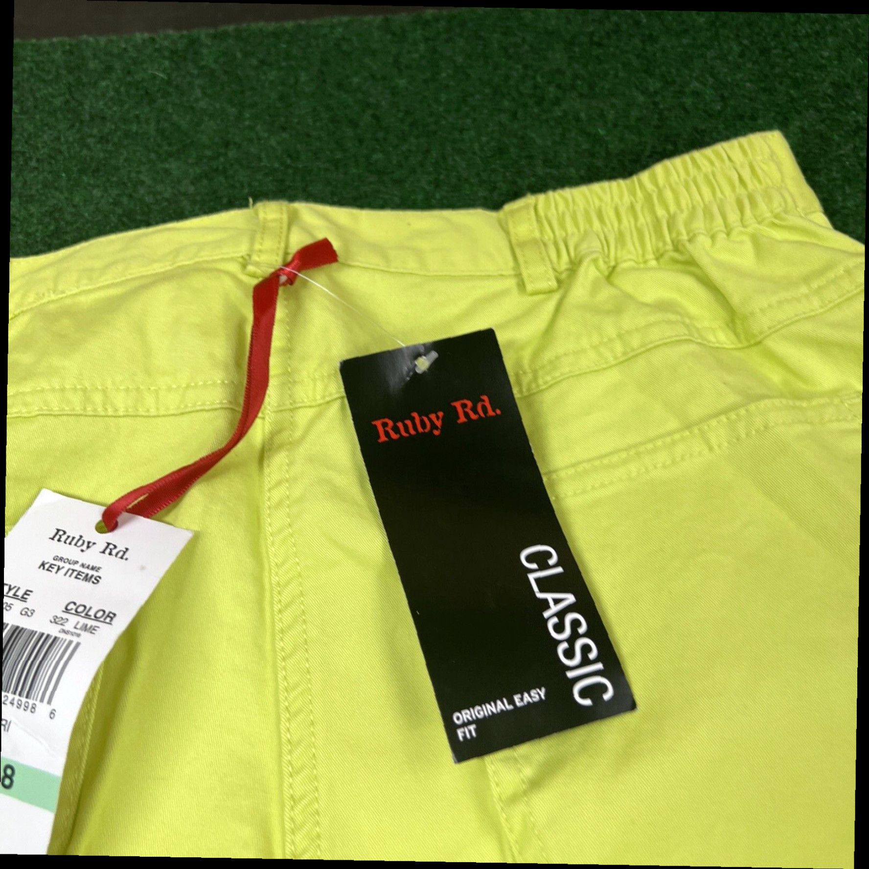 Vintage Ruby Rd Womans Size 8 Capri Pants New W Tags $48 Lime Green 28X24 Inches Size 30" / US 8 / IT 44 - 4 Thumbnail