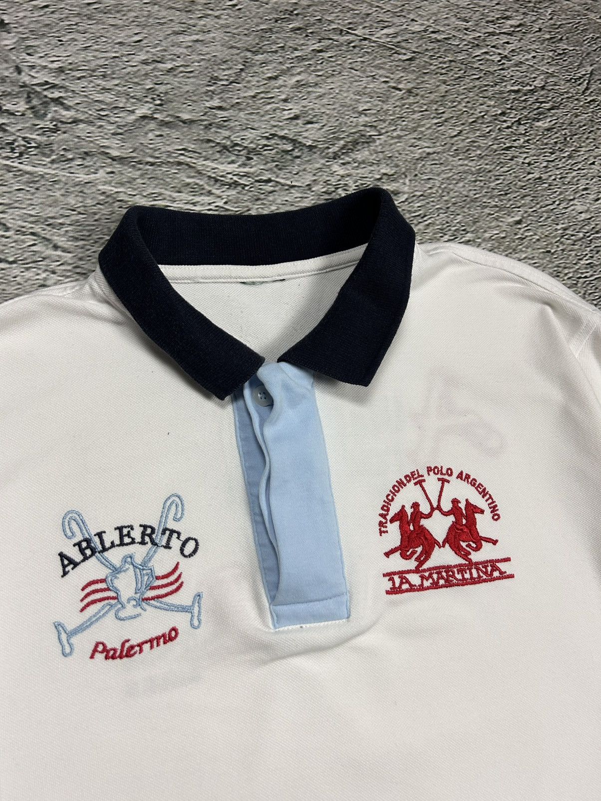 La Martina La Martina longsleeve Polo T-shirt White Argentina Palermo Size US M / EU 48-50 / 2 - 2 Thumbnail