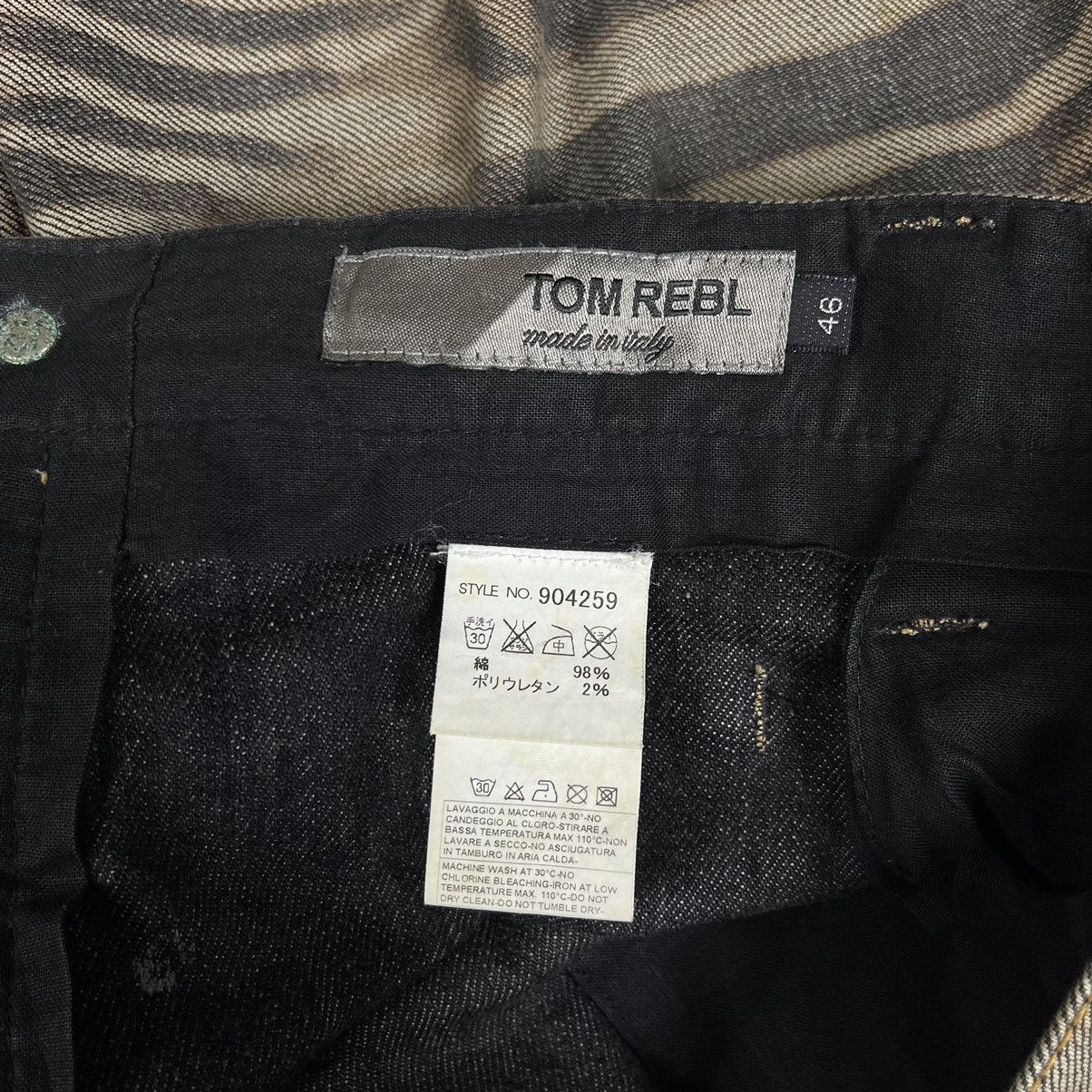 Hysteric Glamour × Tom Rebl Tom Rebl Zebra print denim pants Size US 33 - 19 Thumbnail