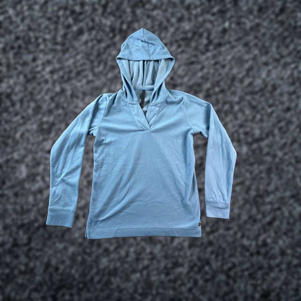 Vintage Gaiam Hoodie Womens XS Blue Shadow Fleece Pullover Yoga Shirt Size XS / US 0-2 / IT 36-38 - 1 Thumbnail