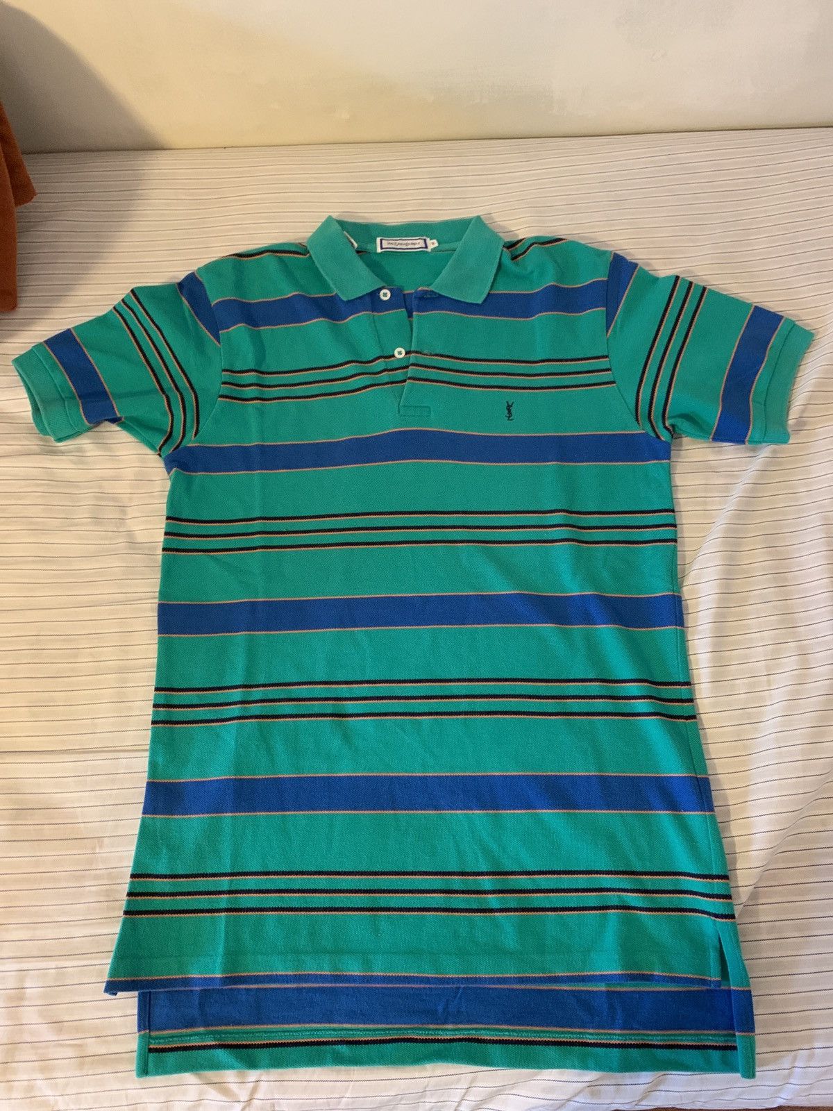 Yves Saint Laurent Yves Saint Laurent Polo Size US M / EU 48-50 / 2 - 2 Thumbnail