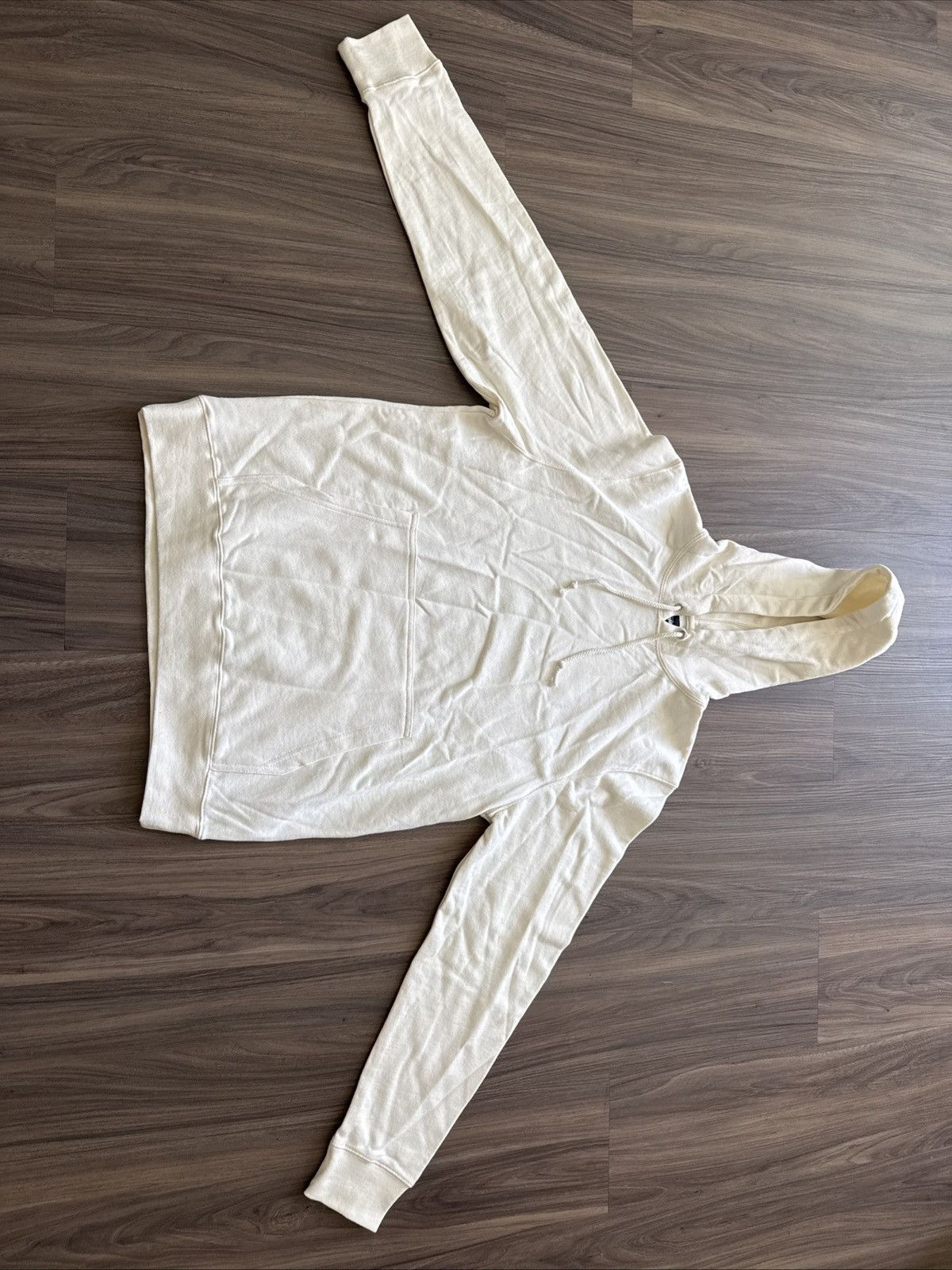 Stussy Stüssy French Terry Hoodie Beige Cream Pullover Size Small Size US S / EU 44-46 / 1 - 1 Thumbnail