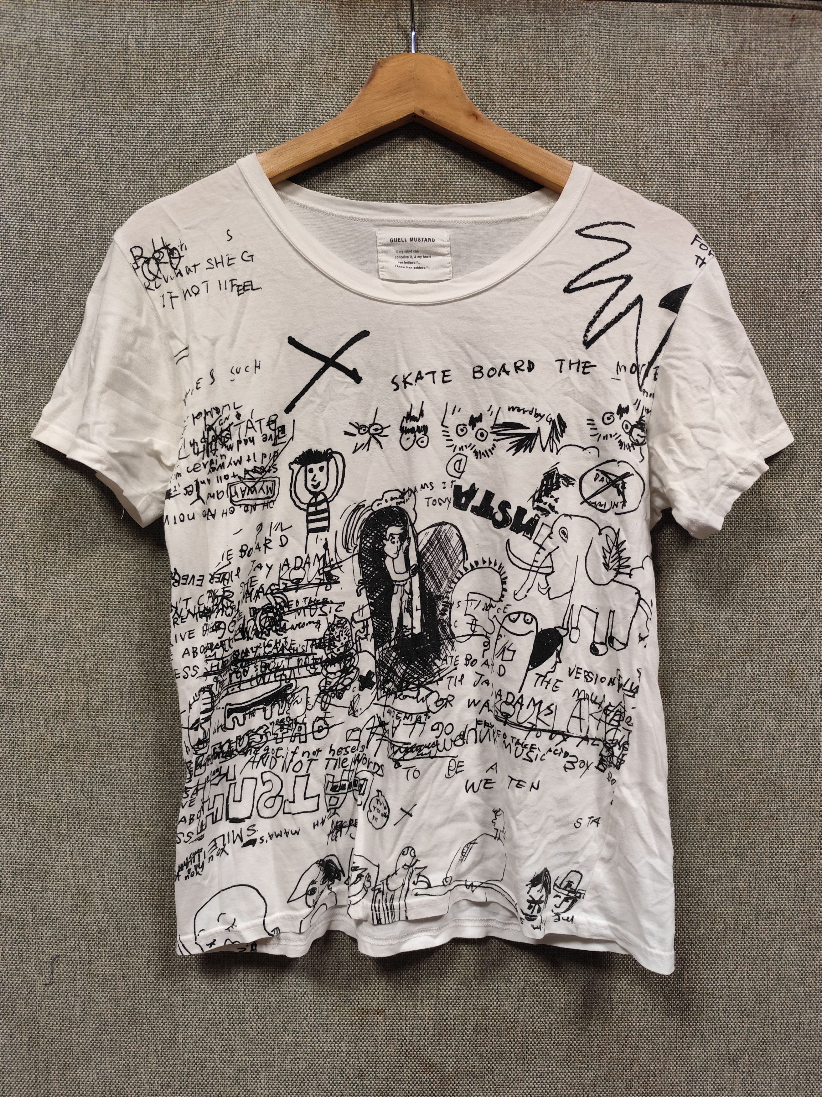 Japanese Brand Guell mustard made in japan tee Size S / US 4 / IT 40 - 1 Thumbnail