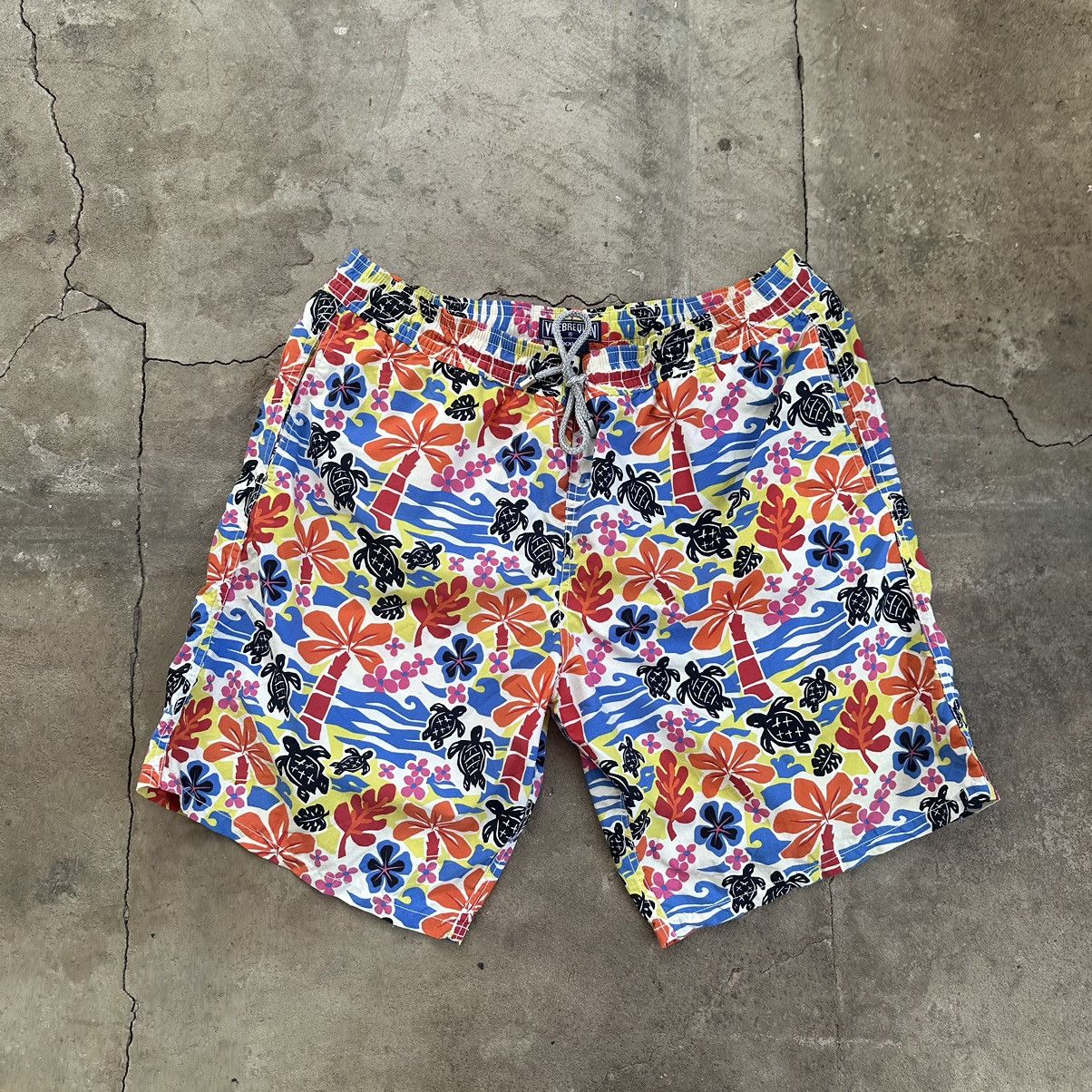 Vilebrequin Vilebrequin Design Casual printed sea ​​pattern Shorts Size US 38 / EU 54 - 1 Thumbnail