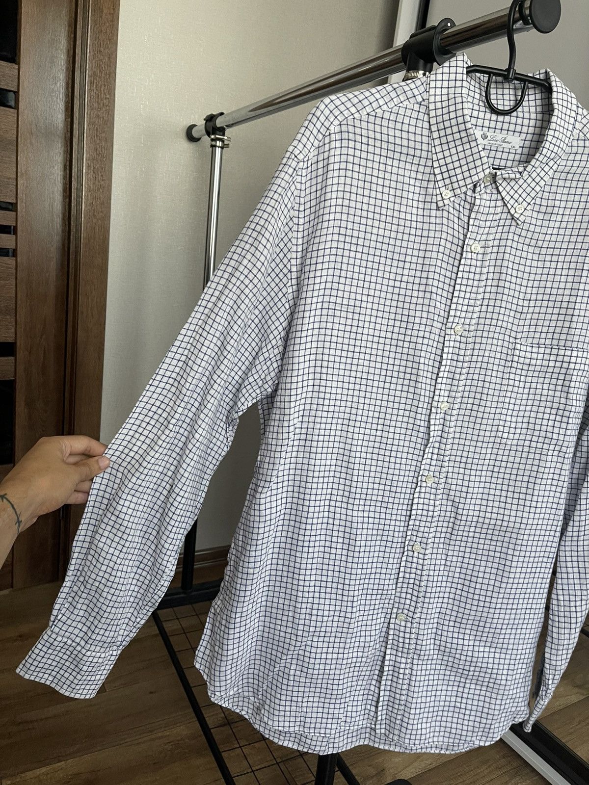 Loro Piana Loro Piana Italy Linen Shirt Button Up Size US XXL / EU 58 / 5 - 6 Thumbnail