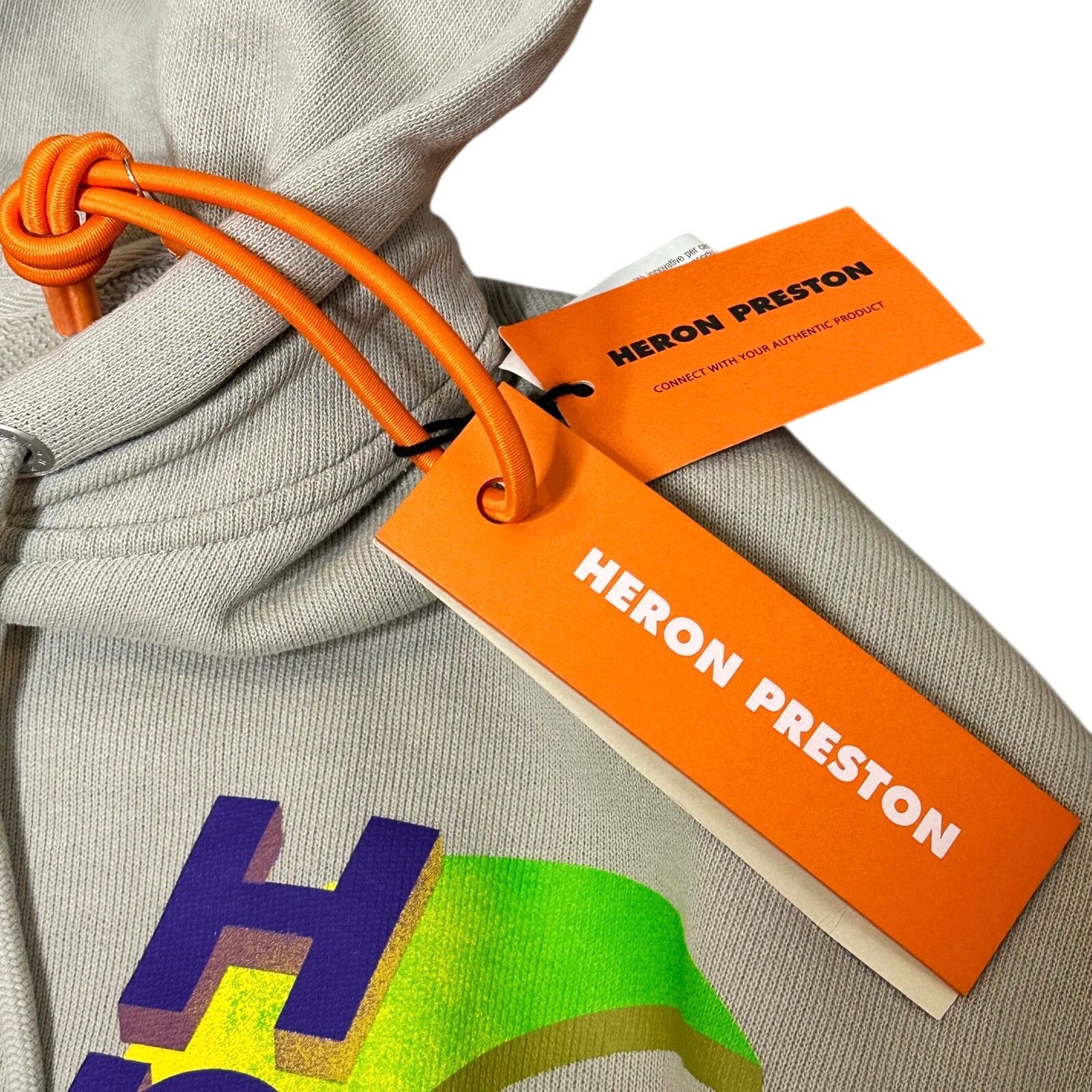 Heron Preston Heron Preston NWT Global Collage Grey Cotton Graphic Hoodie Size US M / EU 48-50 / 2 - 3 Thumbnail