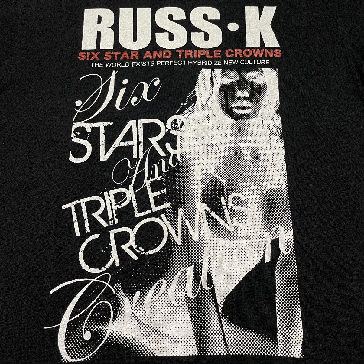 14th Addiction 🇯🇵 2000s Japanese Russ.k Hysteric Glamour Style T-shirt Size S / US 4 / IT 40 - 3 Thumbnail
