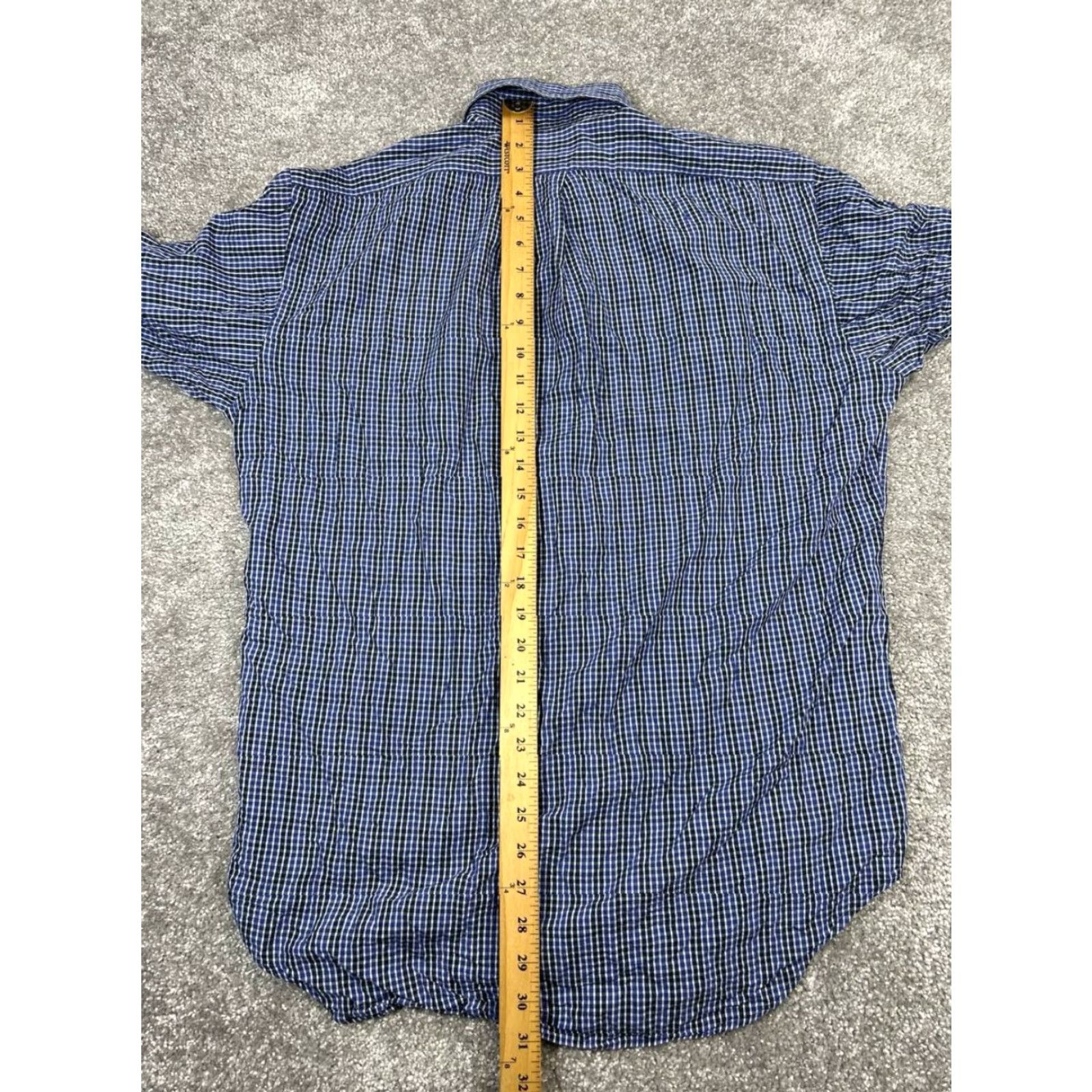 Ralph Lauren Ralph Lauren Shirt Mens Small Blue Black Cotton Button-Up Collection Shirt Short or Long Sleeve? Size US S / EU 44-46 / 1 - 6 Thumbnail