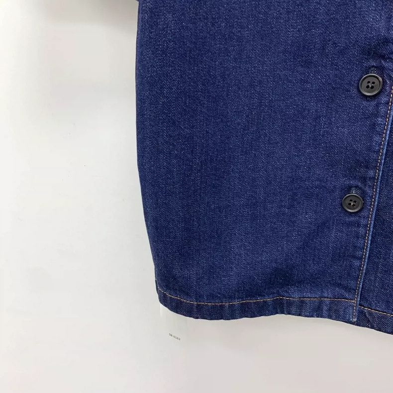 Prada Prada Dark blue triangle label cotton lapel single-breasted Size XS / US 0-2 / IT 36-38 - 4 Thumbnail