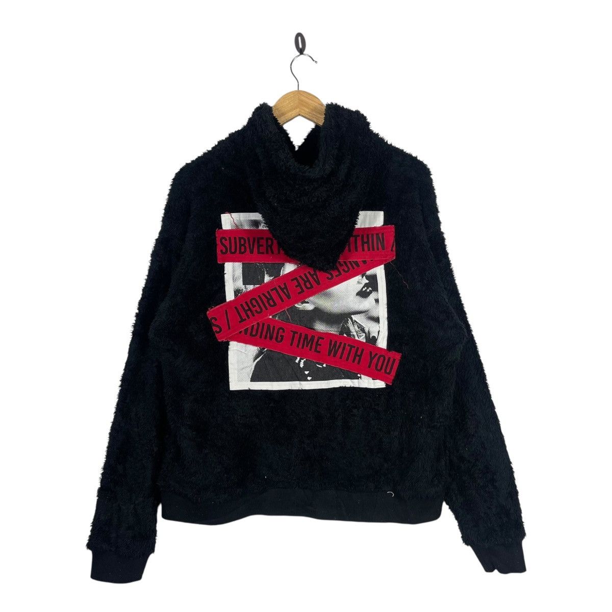 Vintage Vintage BONE SOUL ROCK NUTRIENT Fleece Hoodie Graphic Patch Size US M / EU 48-50 / 2 - 4 Thumbnail