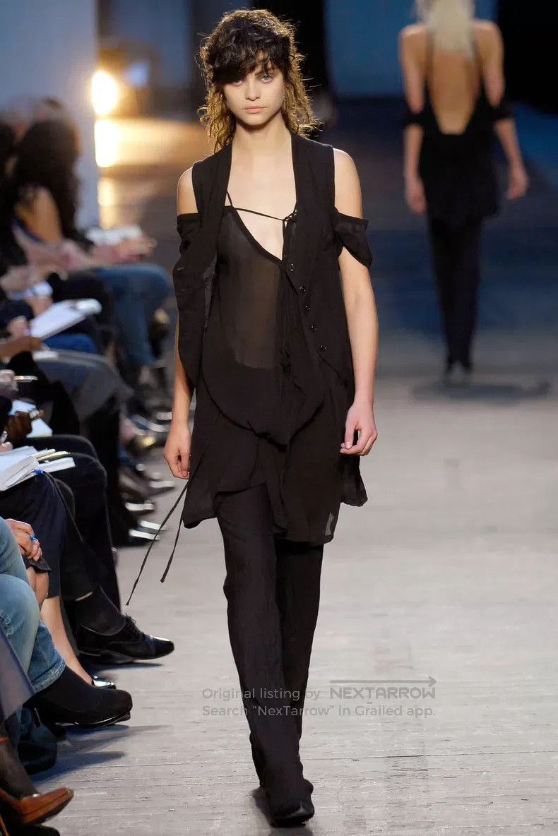 Ann Demeulemeester Ann Demeulemeester Spring/Summer Full Silk Twisted Tie To Size XS / US 0-2 / IT 36-38 - 2 Thumbnail