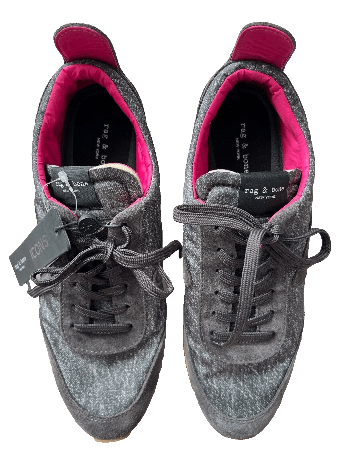 Rag & Bone Rag & Bone Retro Runner Trainer In Grey Denim ( 38 ) Size US 8 / IT 38 - 3 Thumbnail
