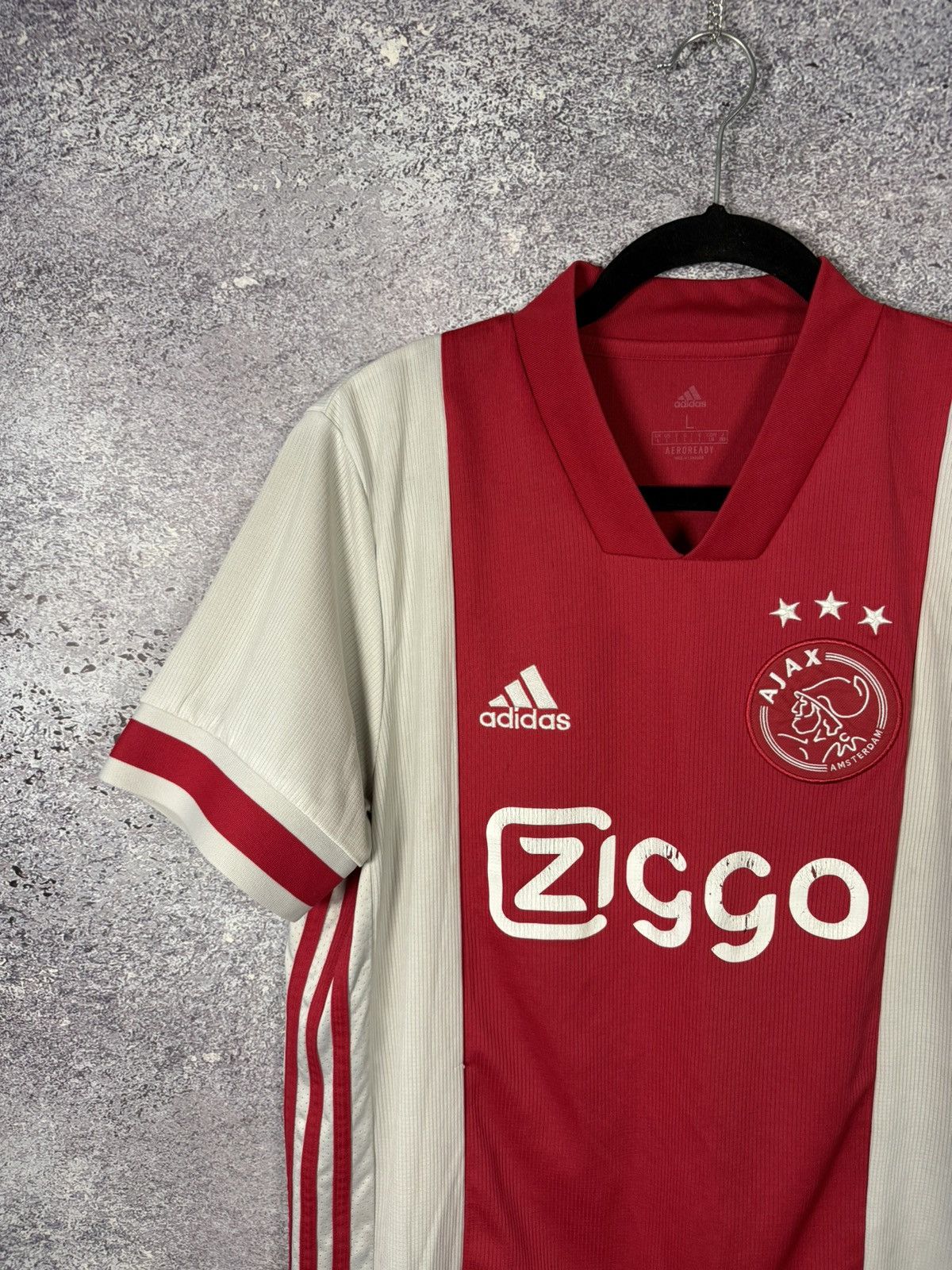 Adidas × Vintage Vintage Ajax 2020/21 Adidas Soccer Jersey Blokcore Large Size US L / EU 52-54 / 3 - 3 Thumbnail