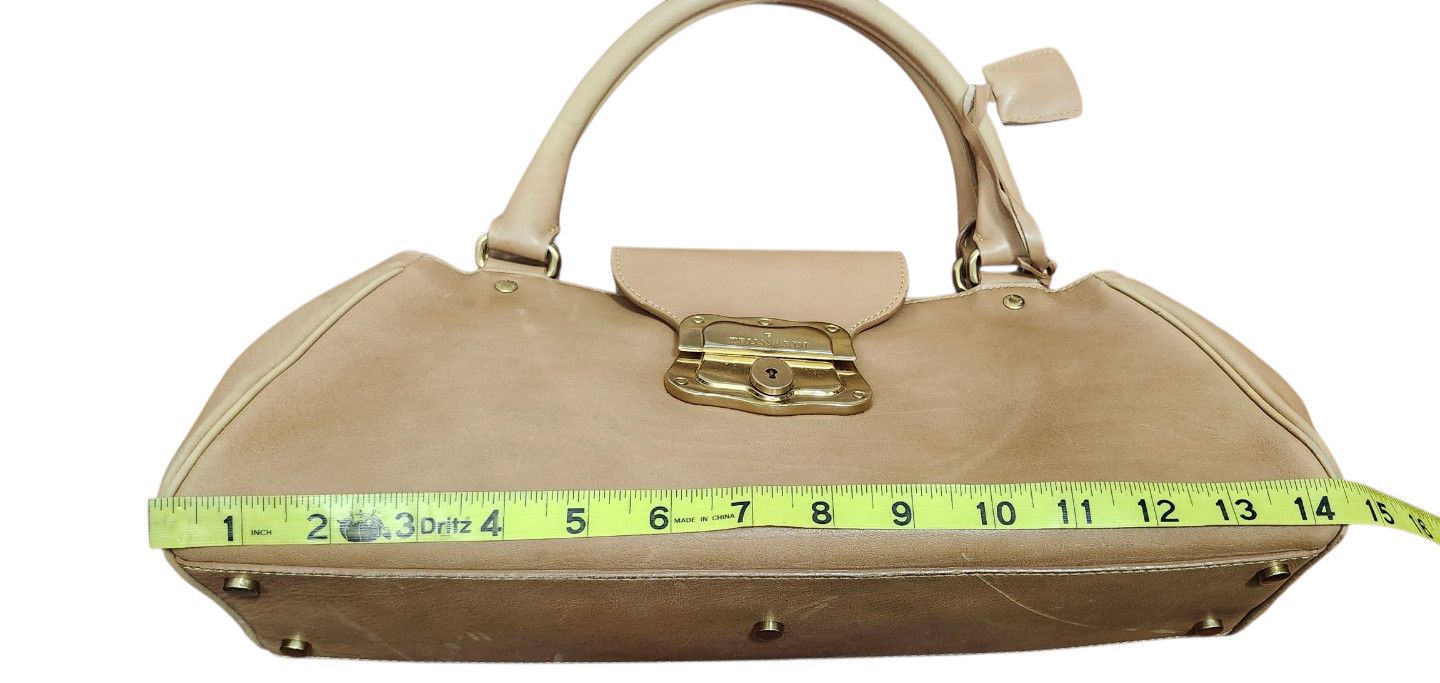 Trussardi TRUSSARDI Baguette Clip Shopper Shoulder Push Lock Handbag Size ONE SIZE - 14 Thumbnail