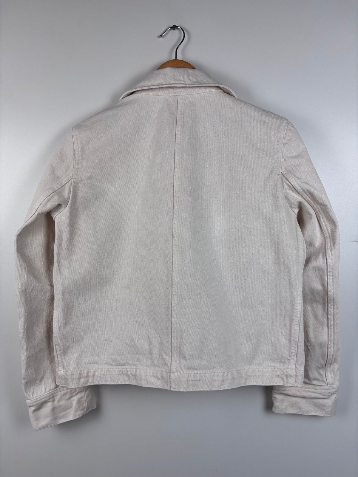 Arket Arket Denim Button Up Casual Jacket White Beige Size 34 Size XS / US 0-2 / IT 36-38 - 5 Thumbnail