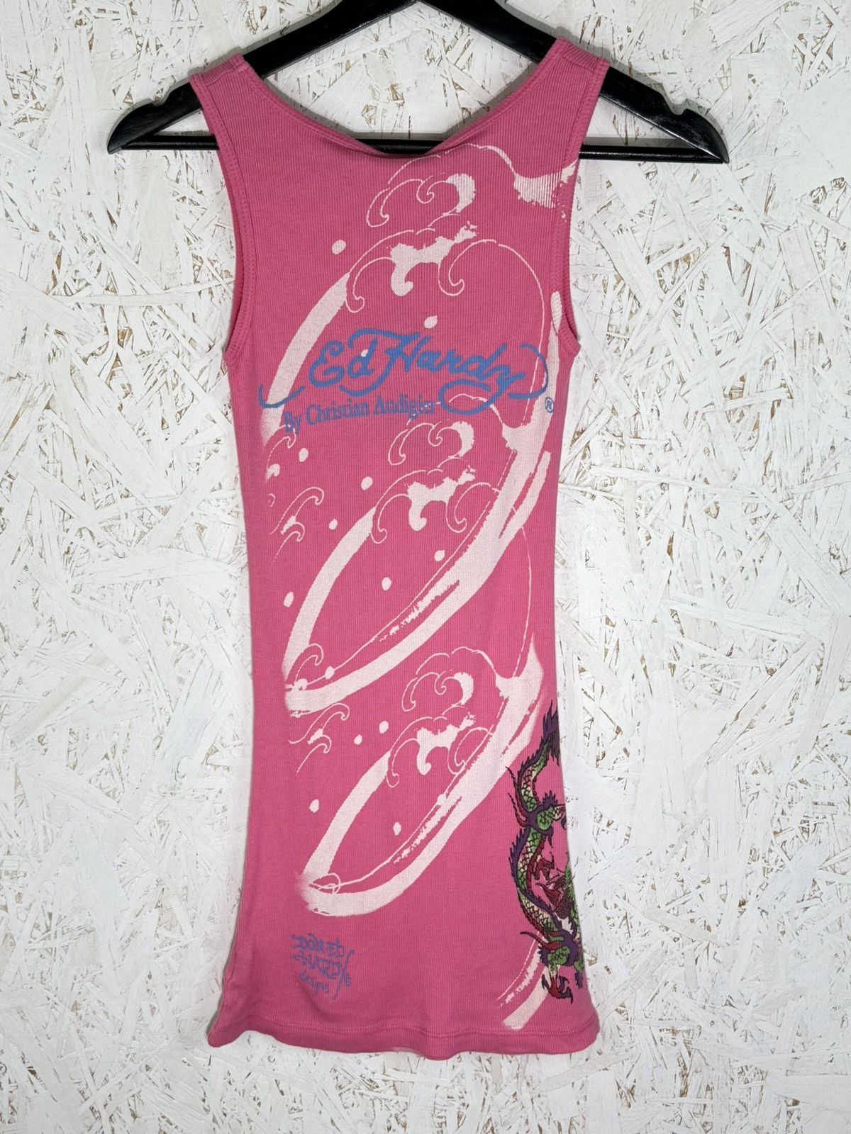 Ed Hardy BNWT Ed Hardy Audigier Love Kills Slowly Tank Top Pink Size M / US 6-8 / IT 42-44 - 4 Thumbnail